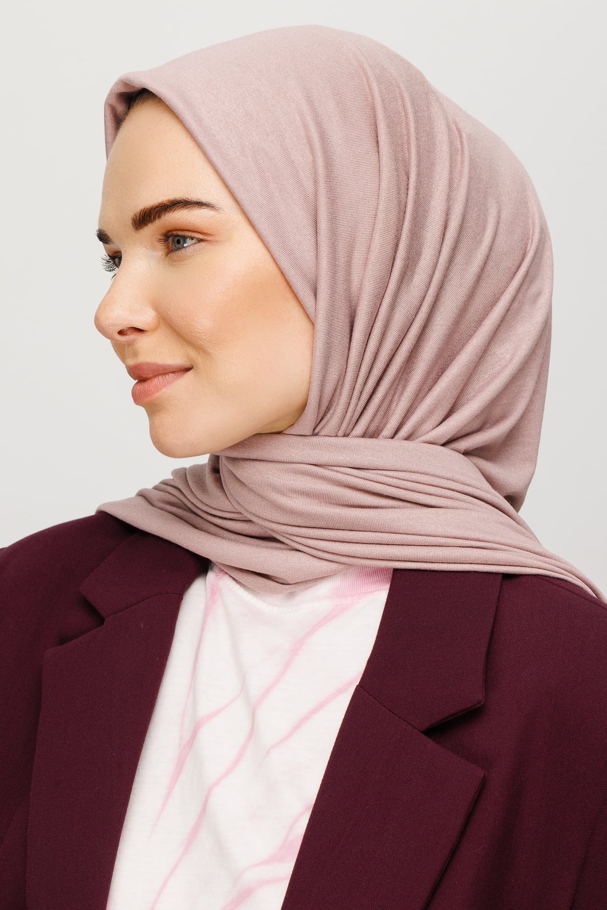 Jersey Shawl - Lavender Gray