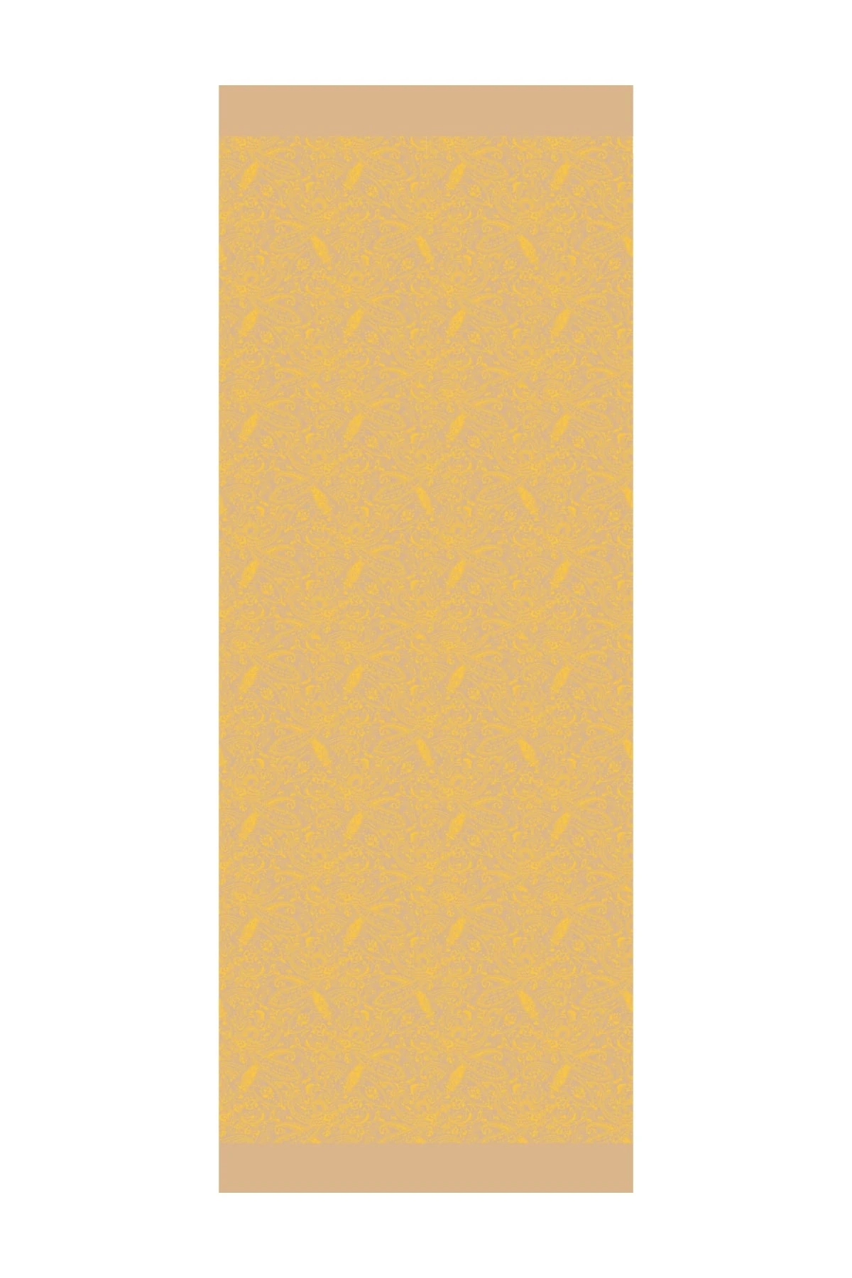 Toptan Velora Desen Çift Taraflı Şal - Vizon-Hardal