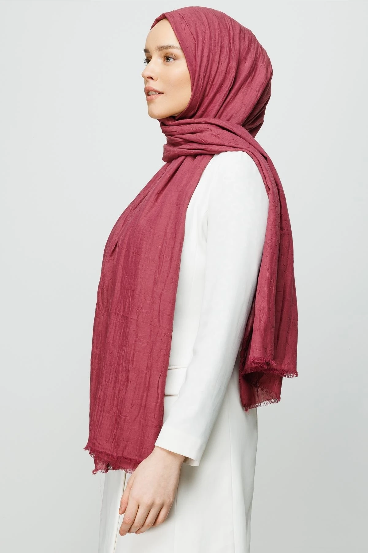 Bamboo Shawl - Dried Rose