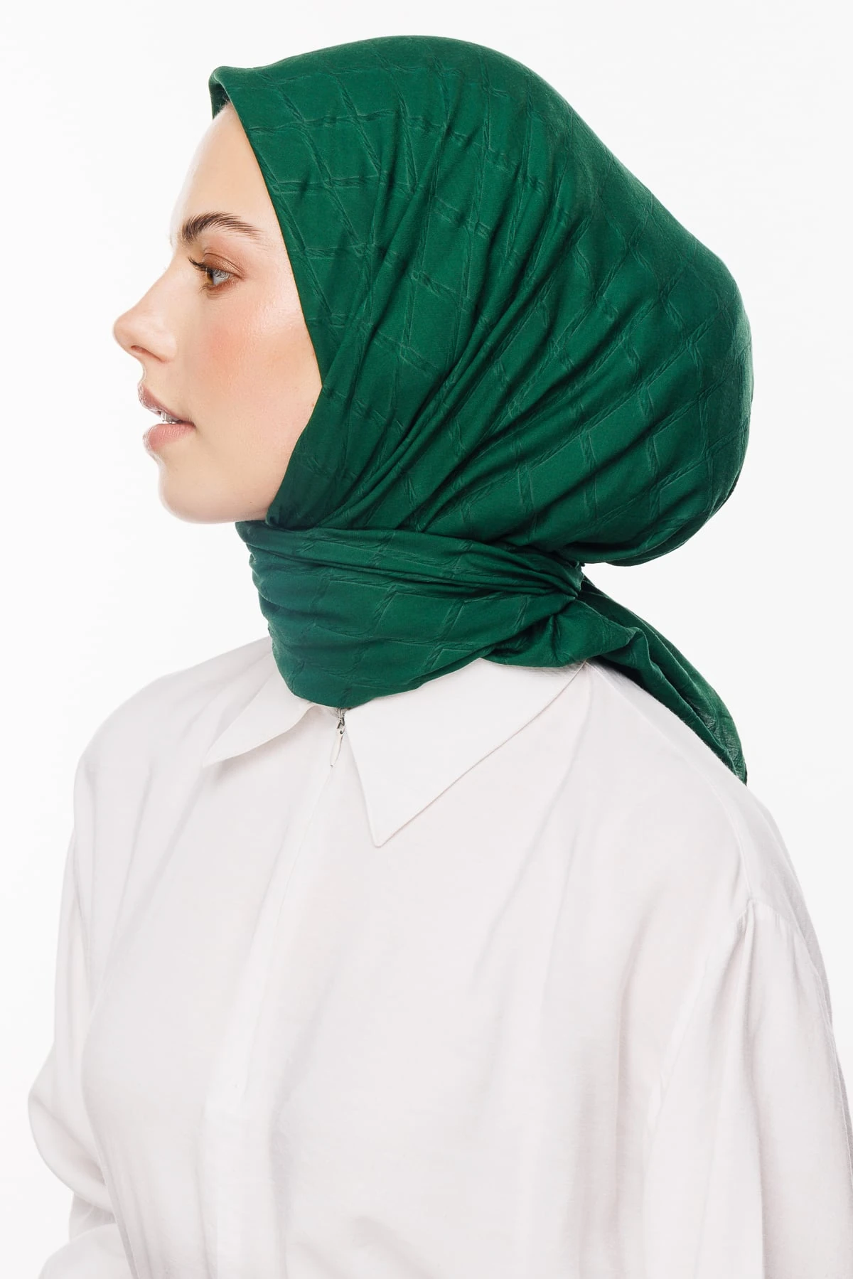 Toptan Bambu Jakar Eşarp - Yeşim