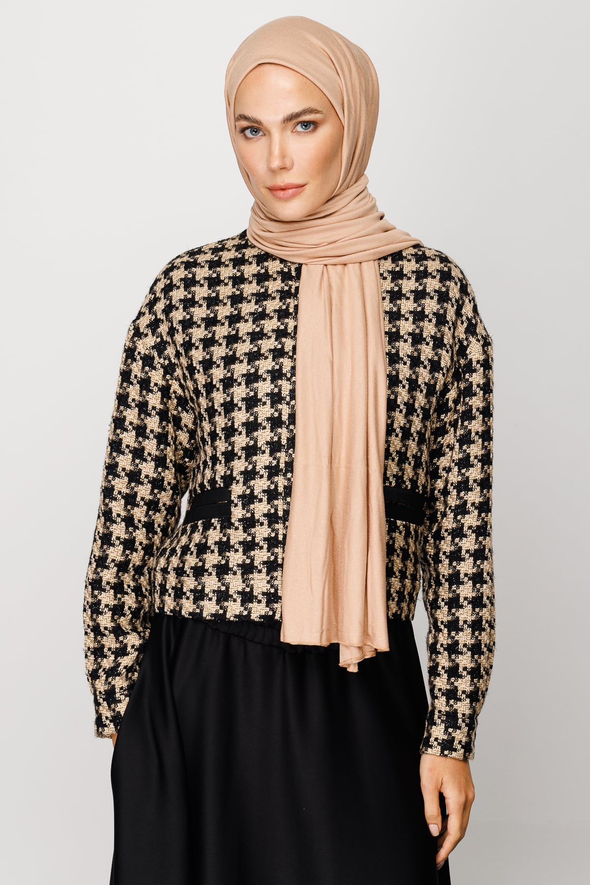 Toptan Penye Şal - Nude