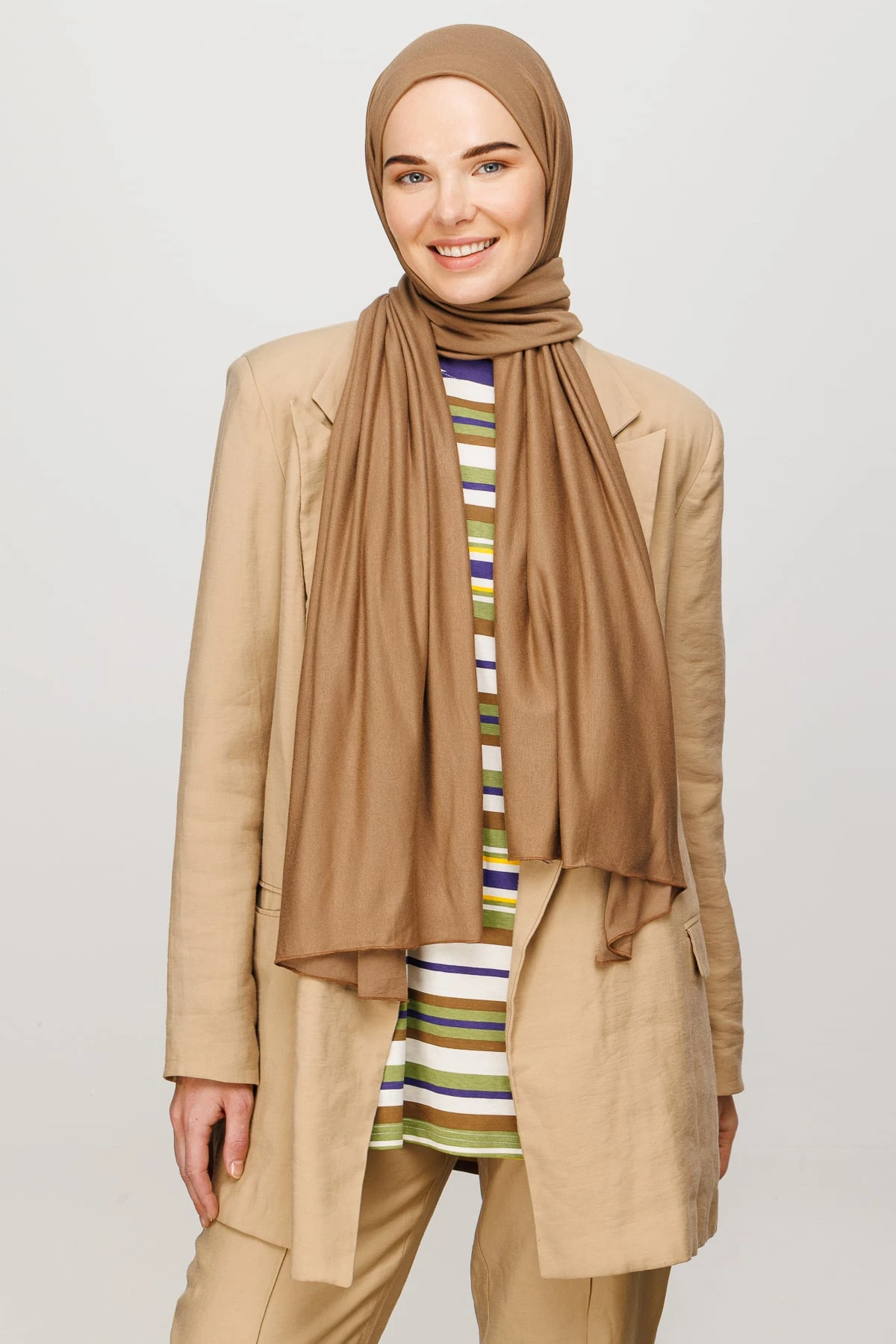 Toptan Penye Şal - Ceviz