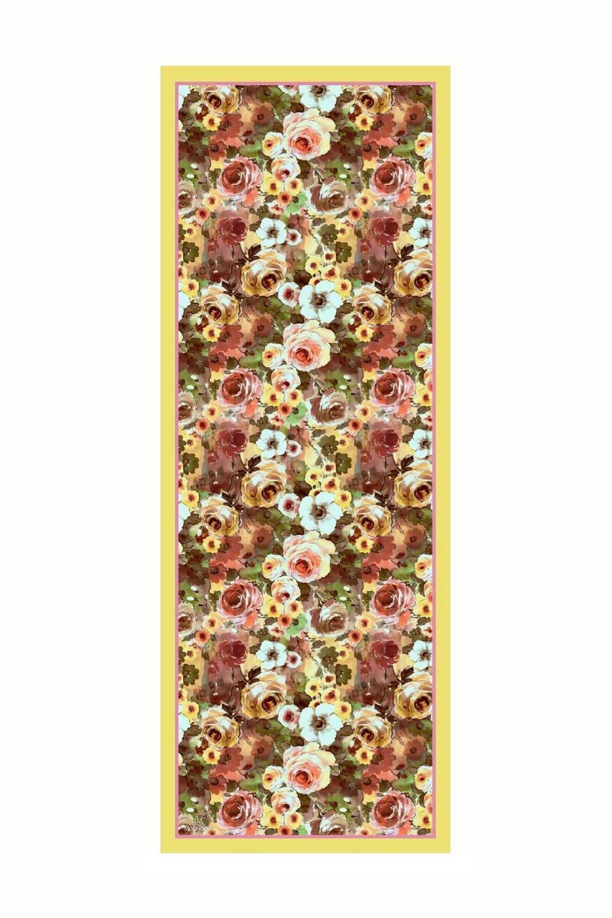 Toptan Vensel Desen Pamuk Şal - Kayısı