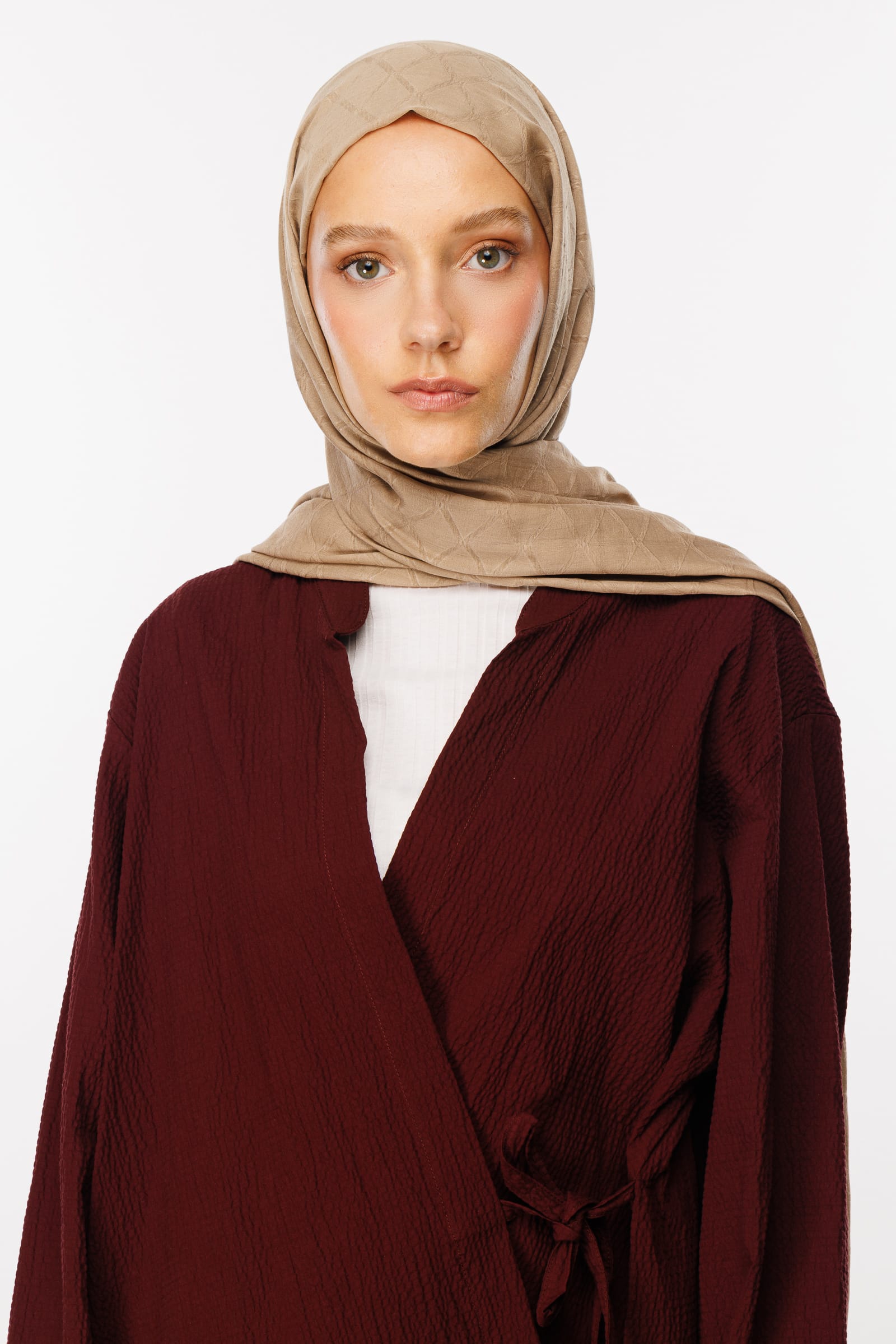 Bamboo Jacquard Shawl - Badem