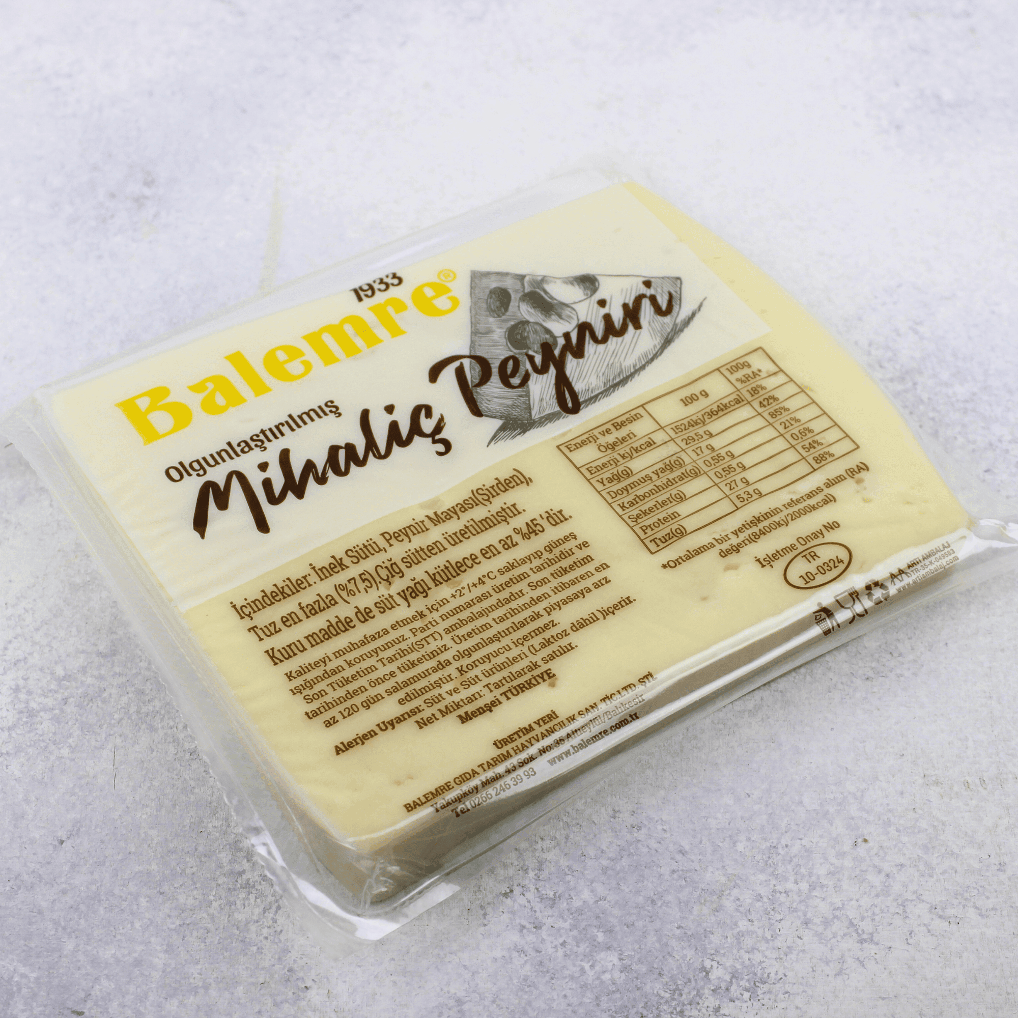 Balemre Olgunlaştırılmış Mihaliç Peyniri (400 gr)