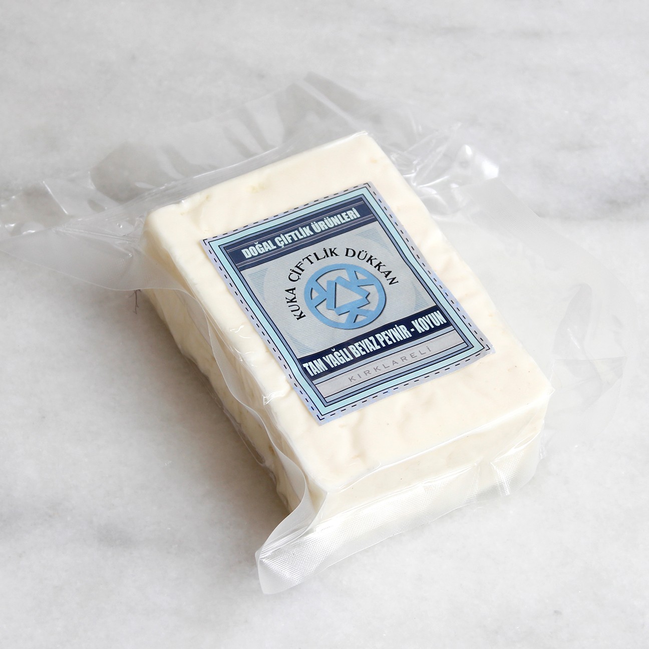 Tam Yağlı Beyaz Peynir Ezine - (Koyun, Keçi, İnek) Olgun (350 gr)