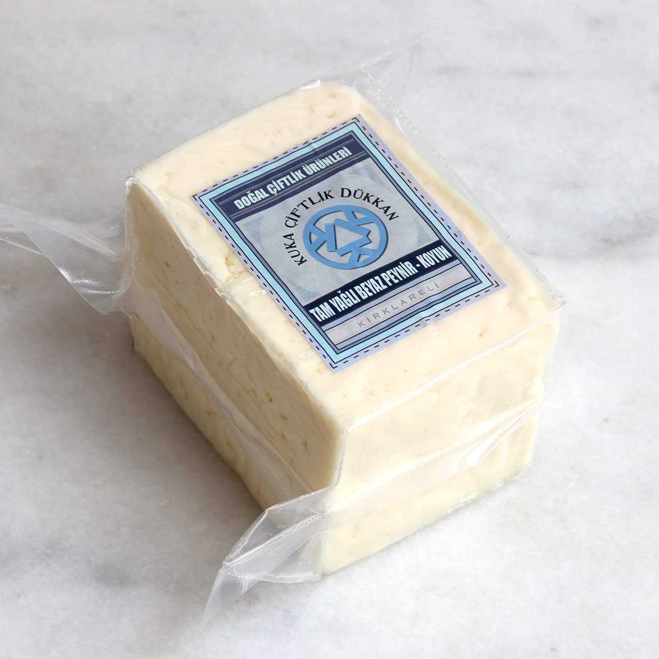 Tam Yağlı Beyaz Peynir Ezine - (Koyun, Keçi, İnek) Olgun (650 Gr)