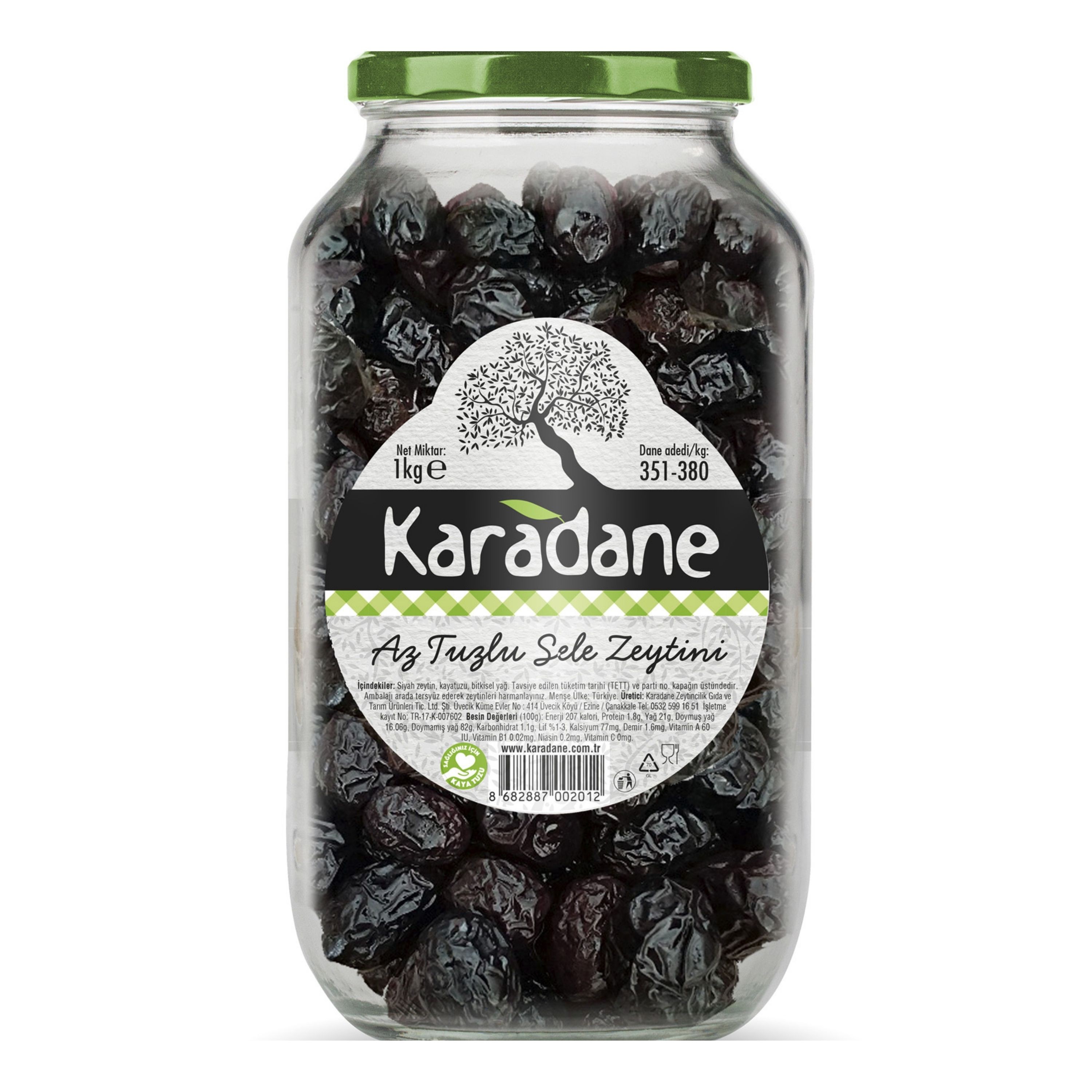 Karadane Az Tuzlu Sele Zeytini (1 kg)