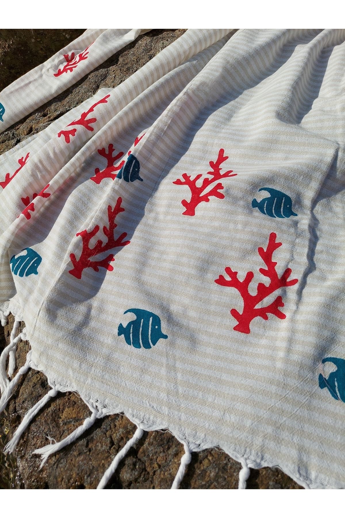 Tahta Baskılı Peştemal