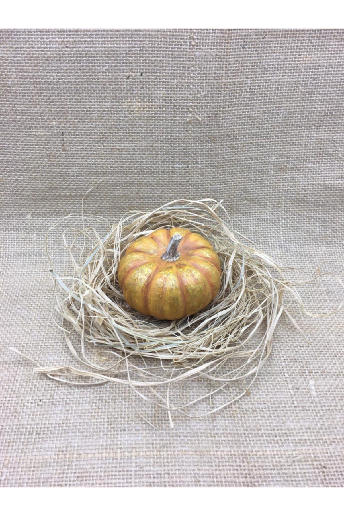 Turuncu Büyük Boy Kabak Dekor