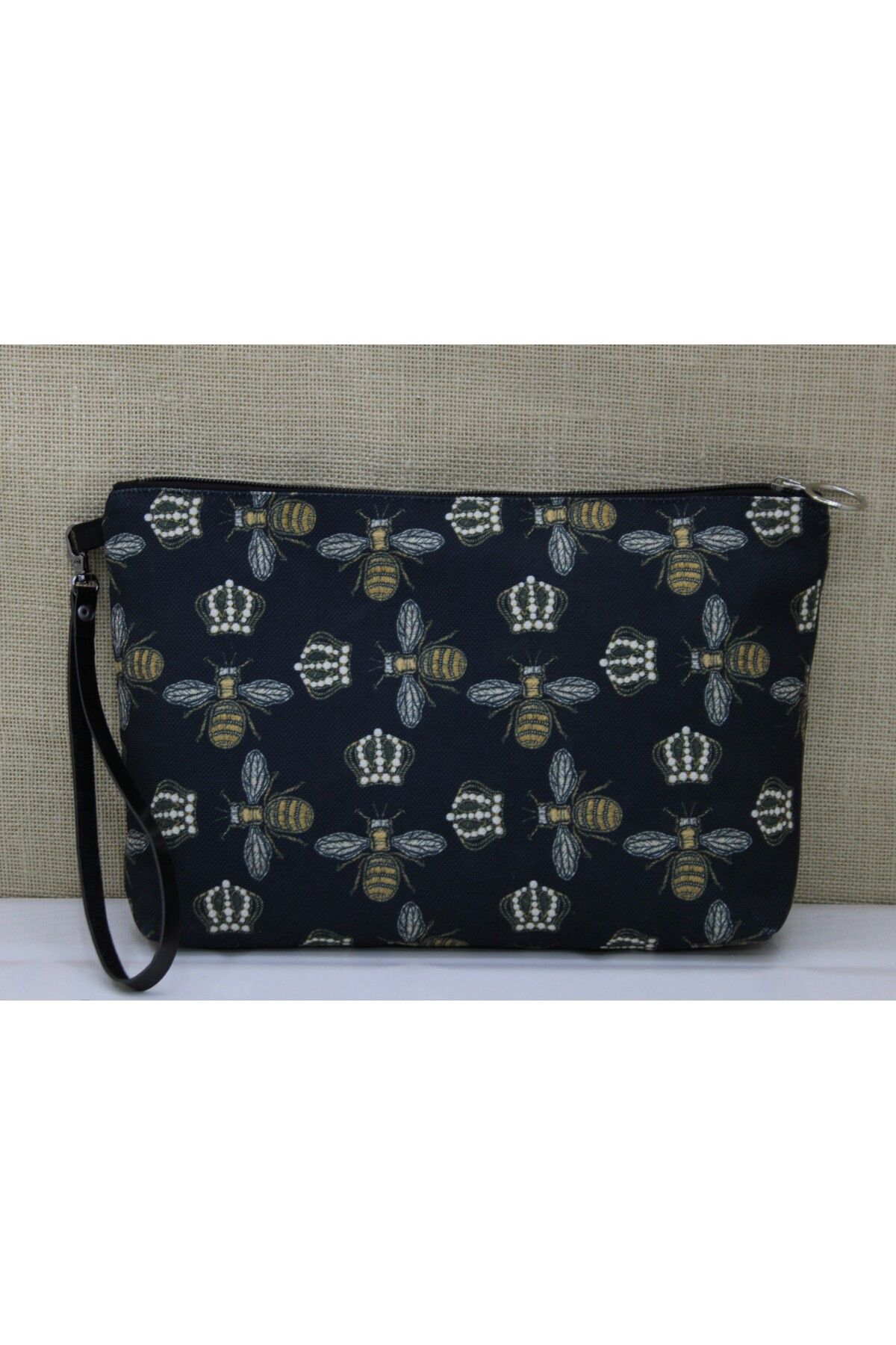 Arı Desenli Portföy Çanta