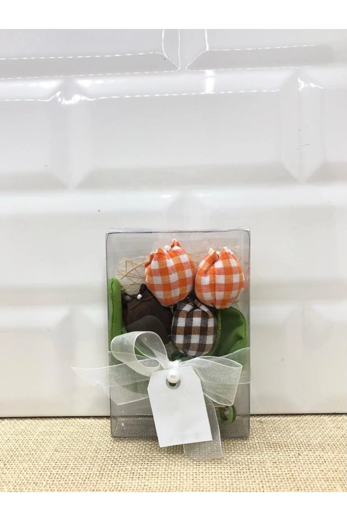 Kutulu Lale Anahtarlık Söz Nişan Nikah Kına Düğün Hediyeliği