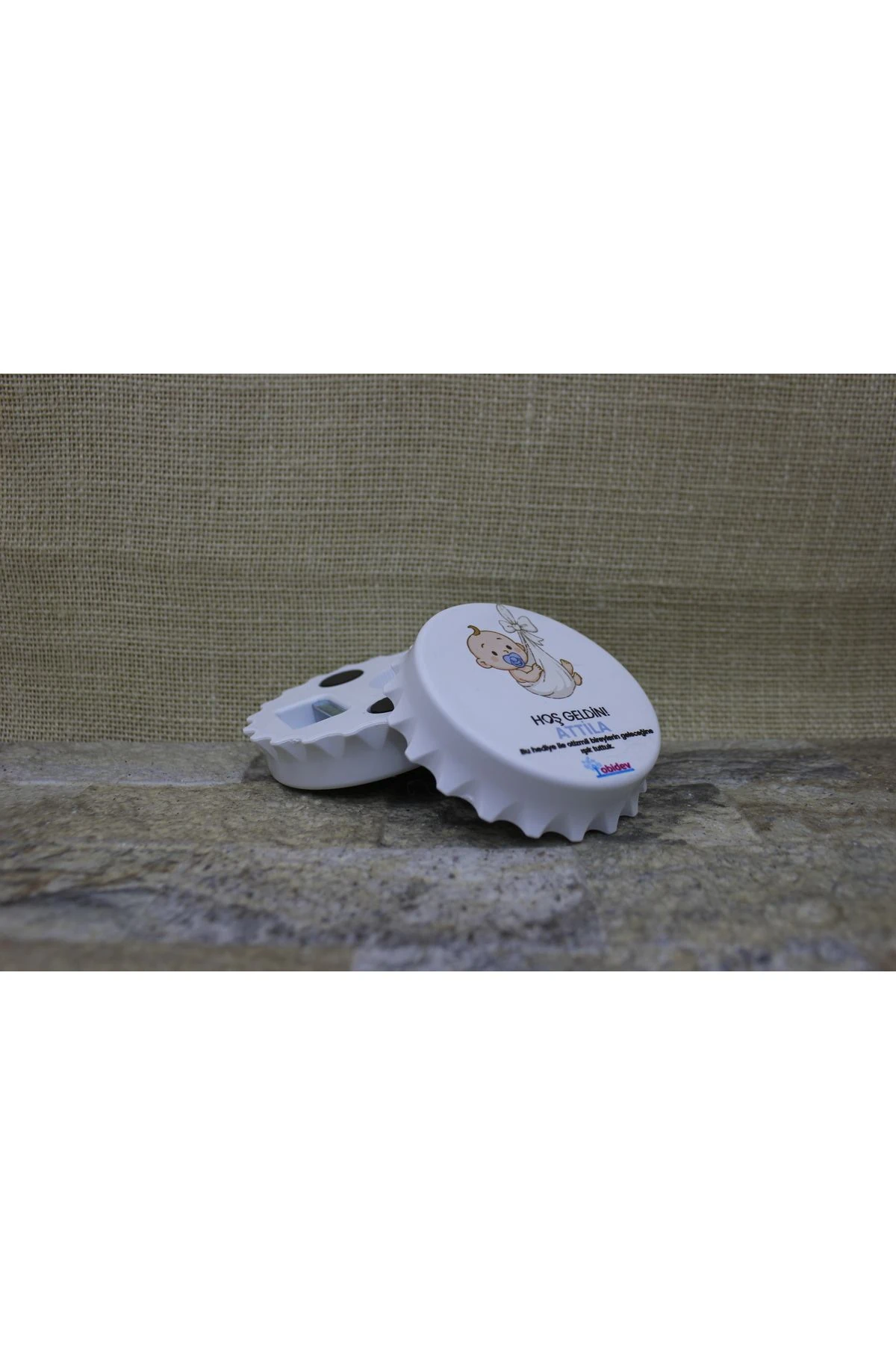 Kişiselleştirilmiş Hoşgeldin Bebek Erkek Hediye Açacak Magnet (10 Adet)