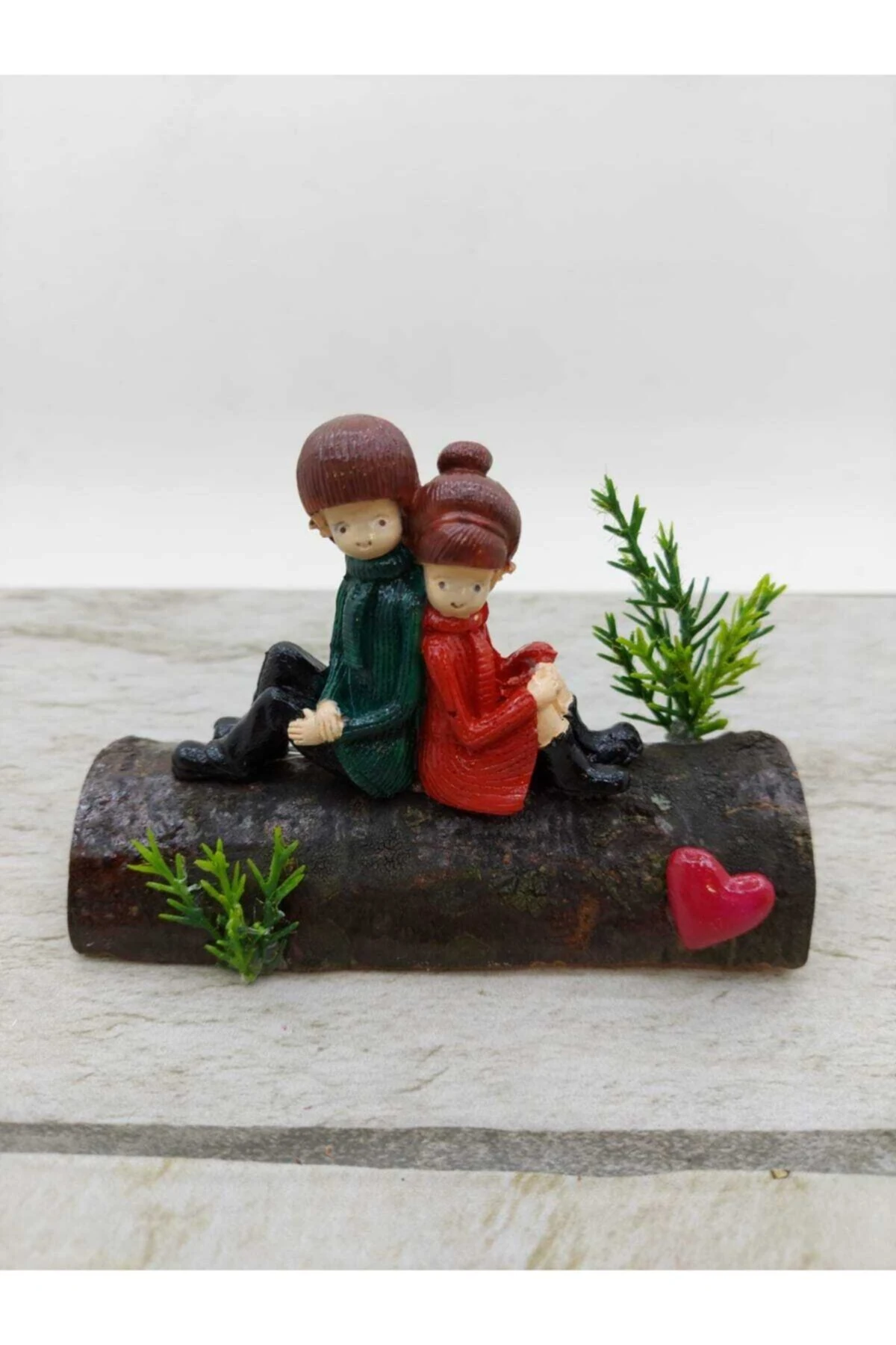 Doğadaki Aşıklar Dekoratif Obje