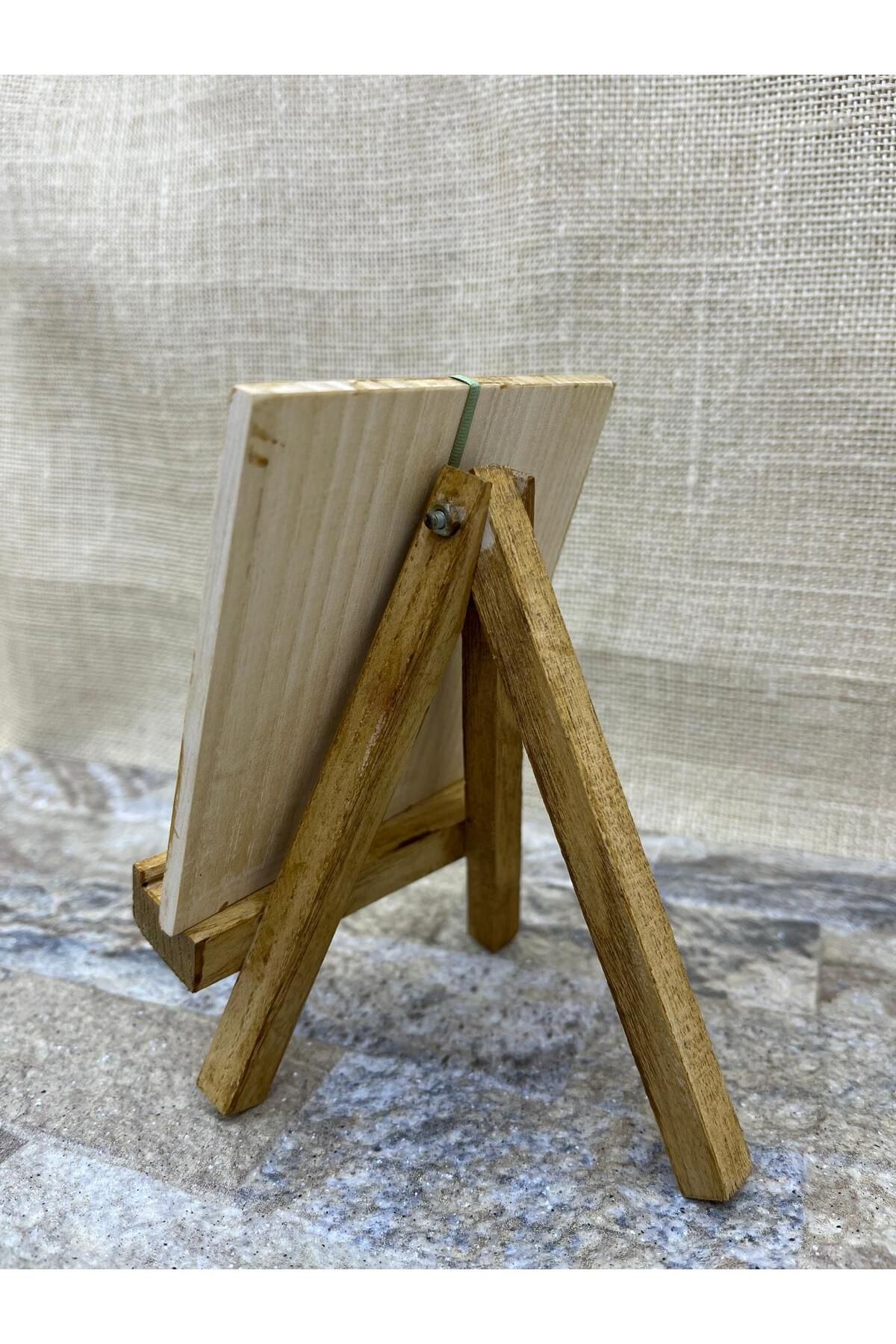 Çiçekli Seramik Mini Tablo