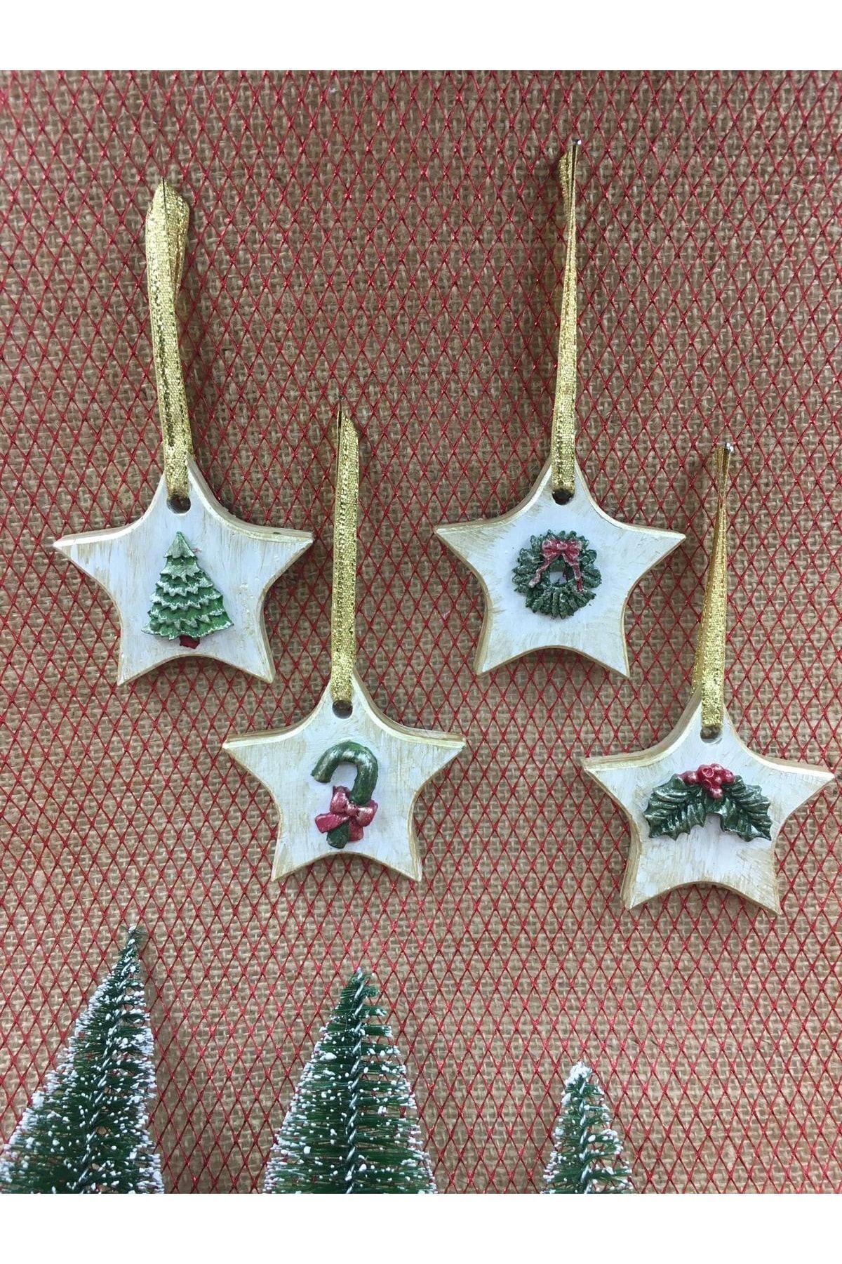 4'lü Yıldız Yılbaşı Süsü