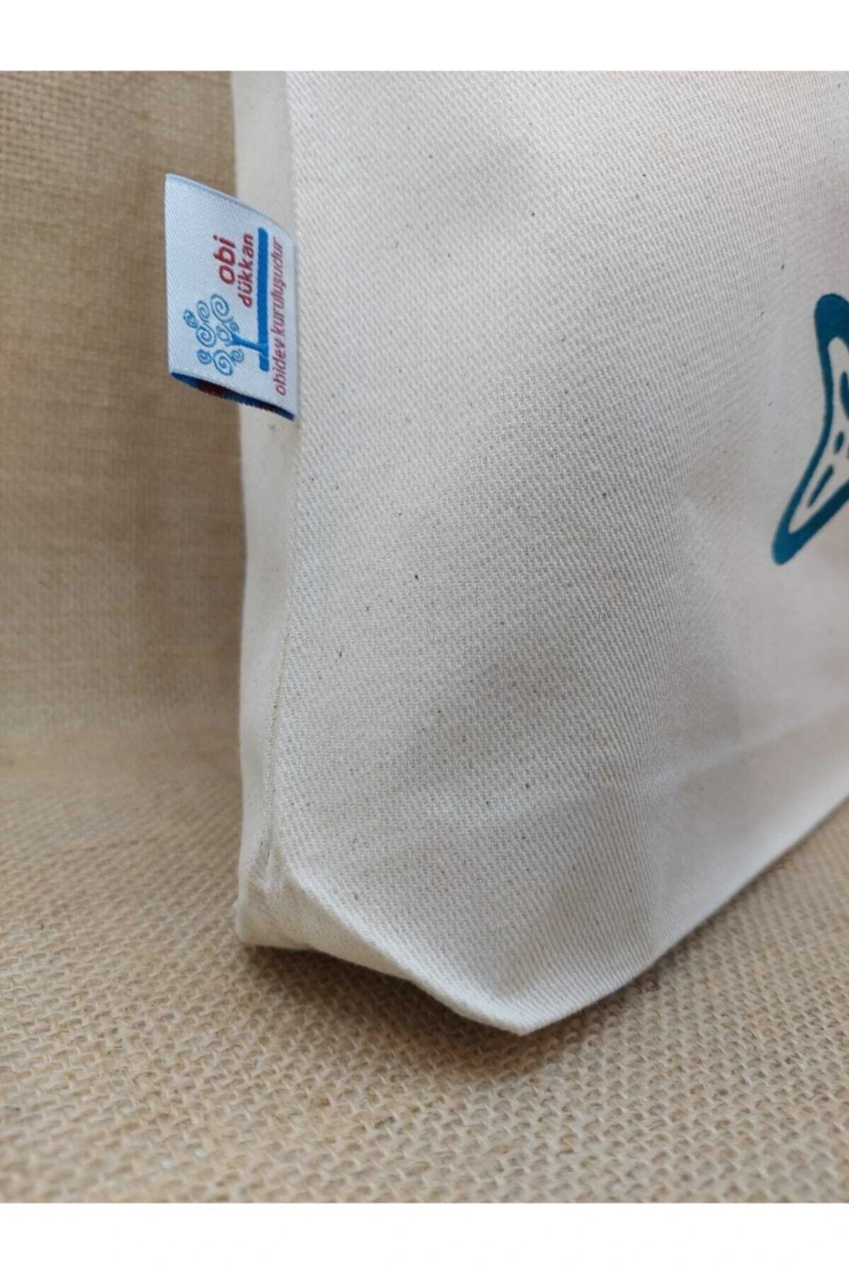 Balık Baskı File Çanta