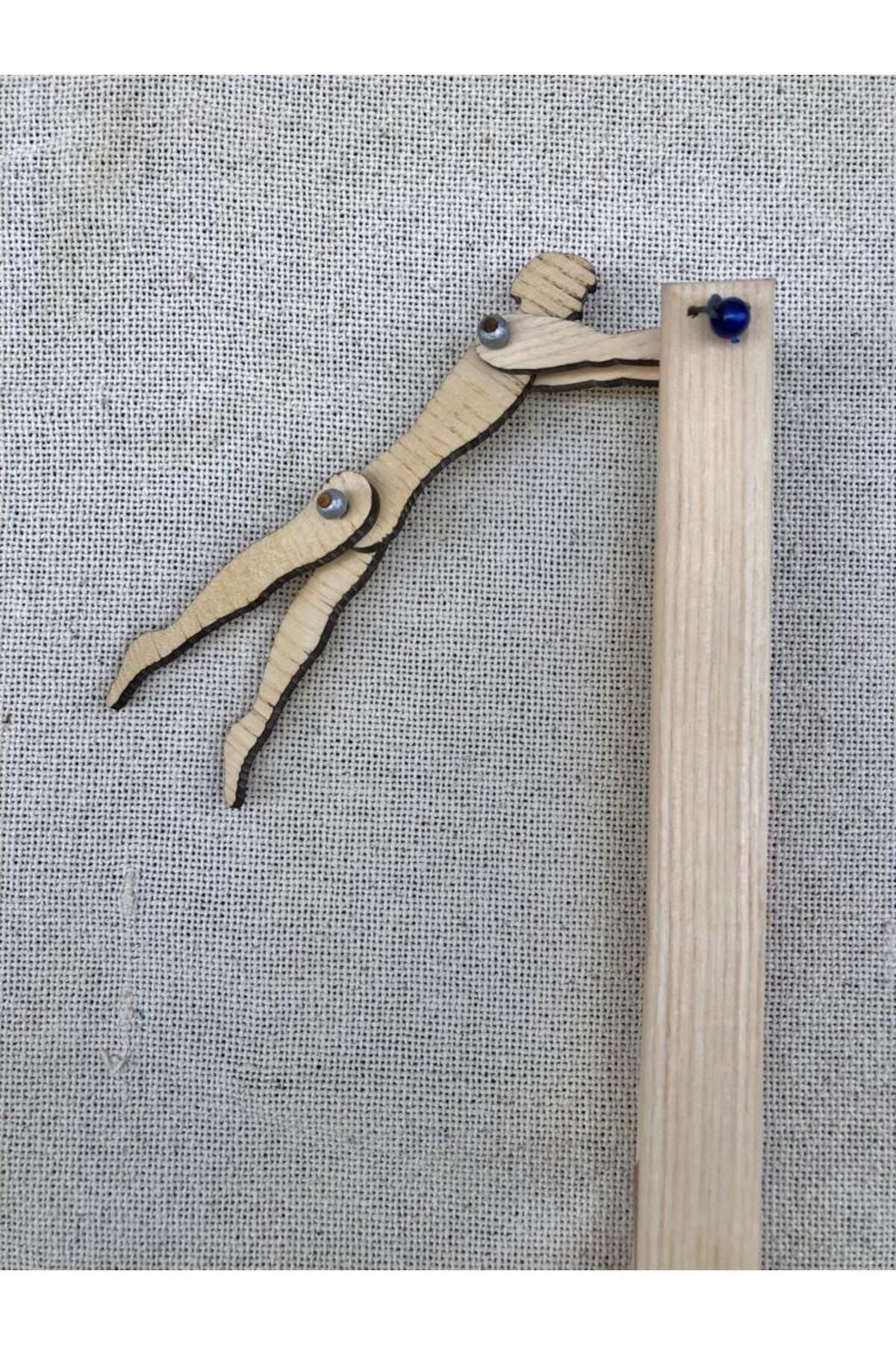 Ahşap Sallanan Akrobat Oyuncak