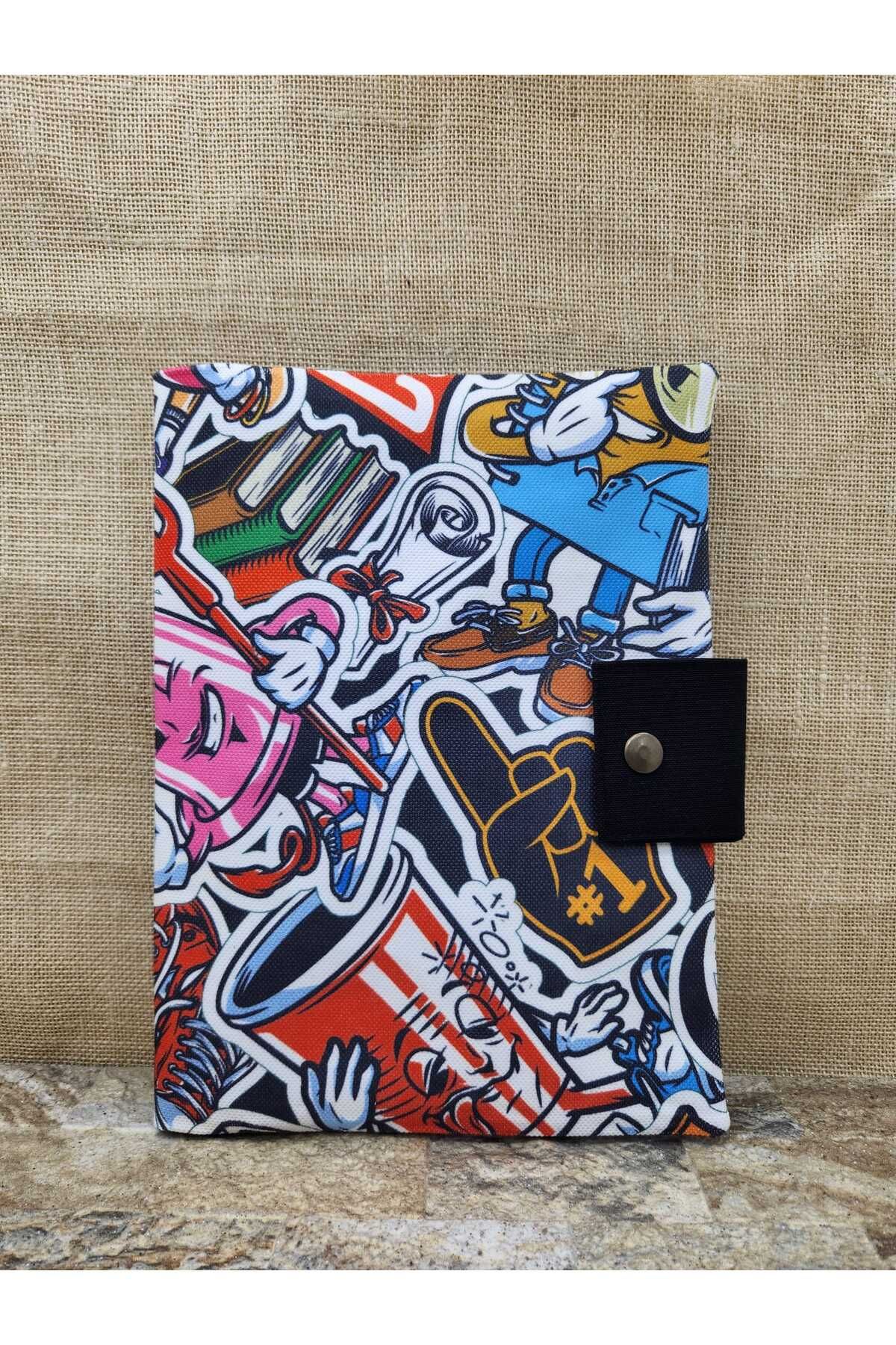 Pop Art Desenli Organizer & Tablet Kılıfı