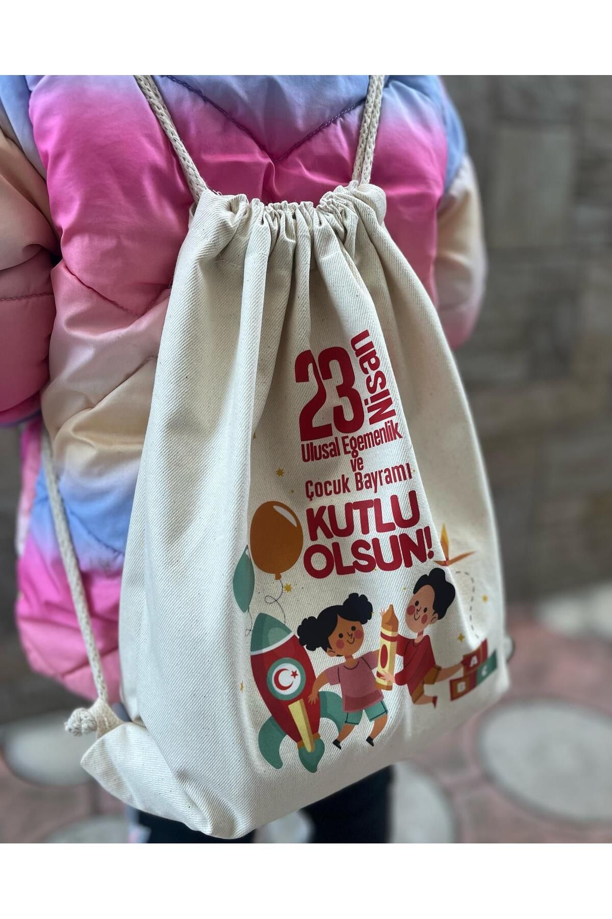 23 Nisan Baskılı Sırt Çantası