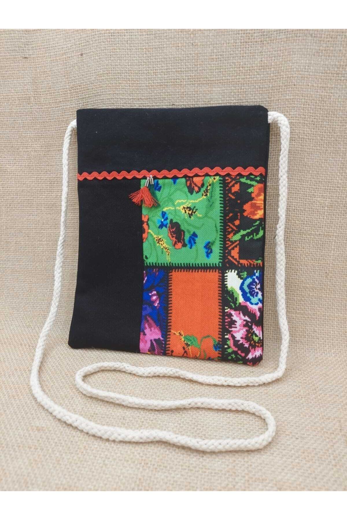 Patchwork Baskılı Kırkyama Çanta