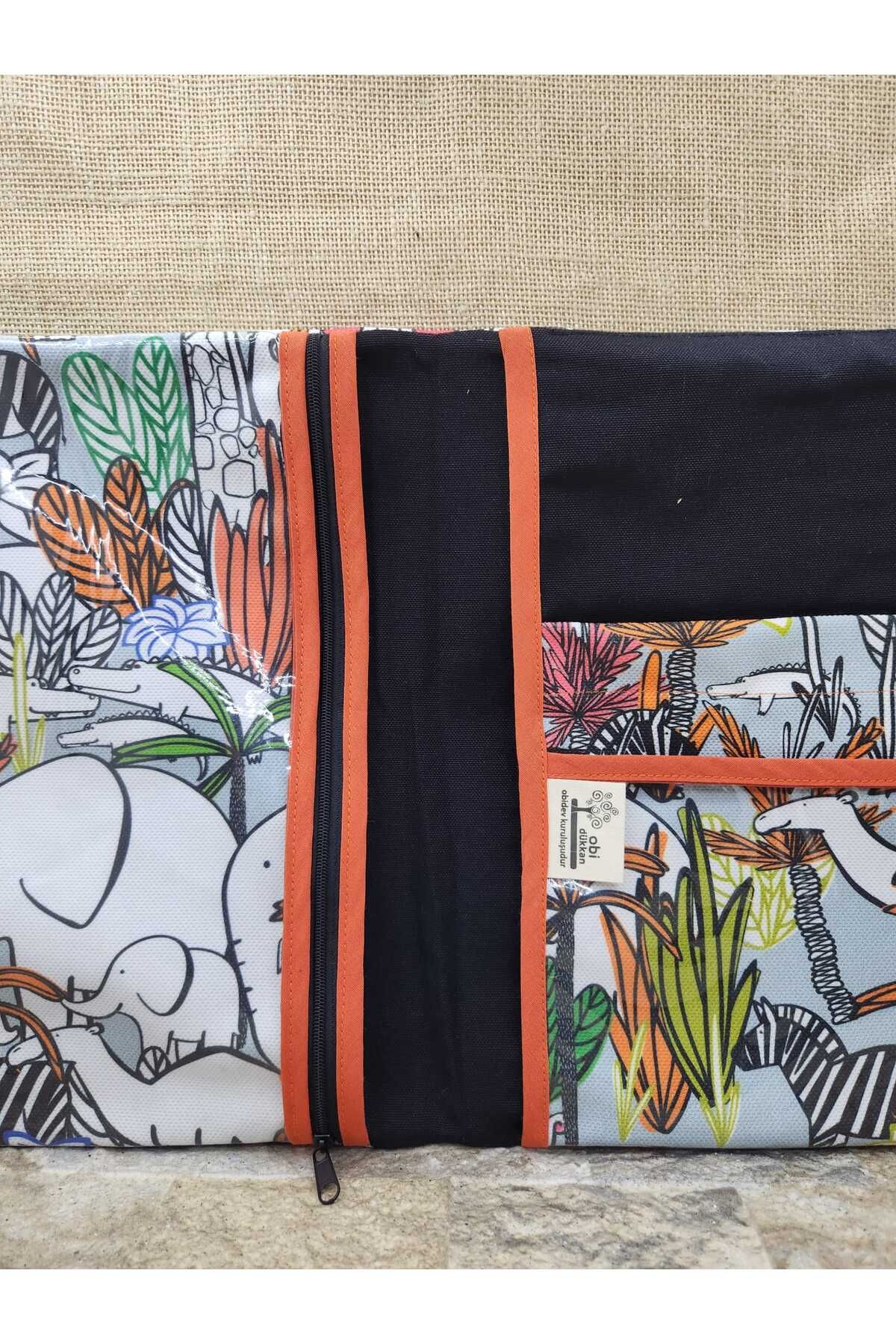 Tropical Desenli Organizer Çanta & Tablet Kılıfı