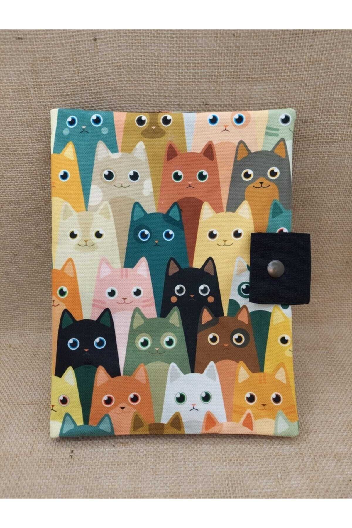 Kediler Organizer Çanta Tablet Kılıfı