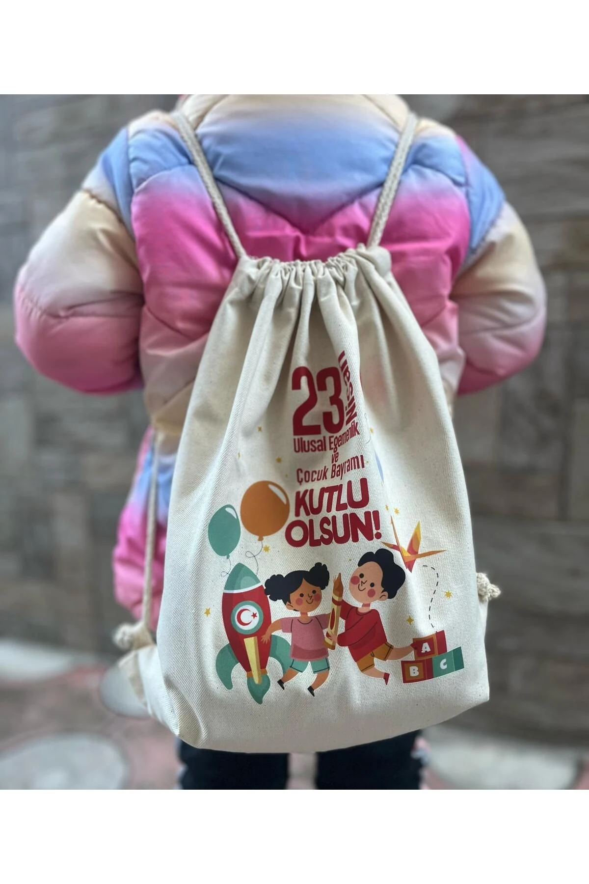 23 Nisan Baskılı Sırt Çantası