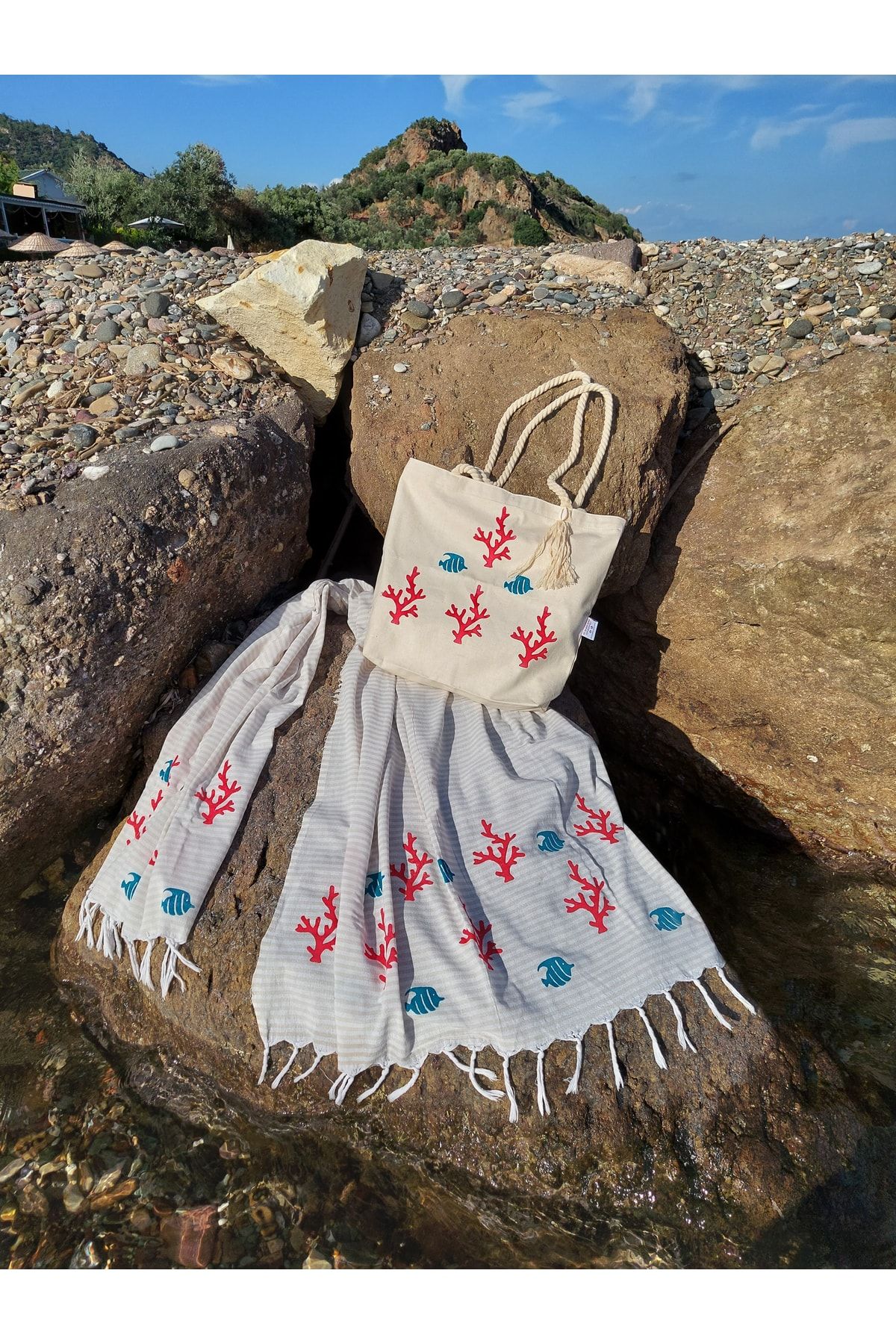 Tahta Baskılı Peştemal