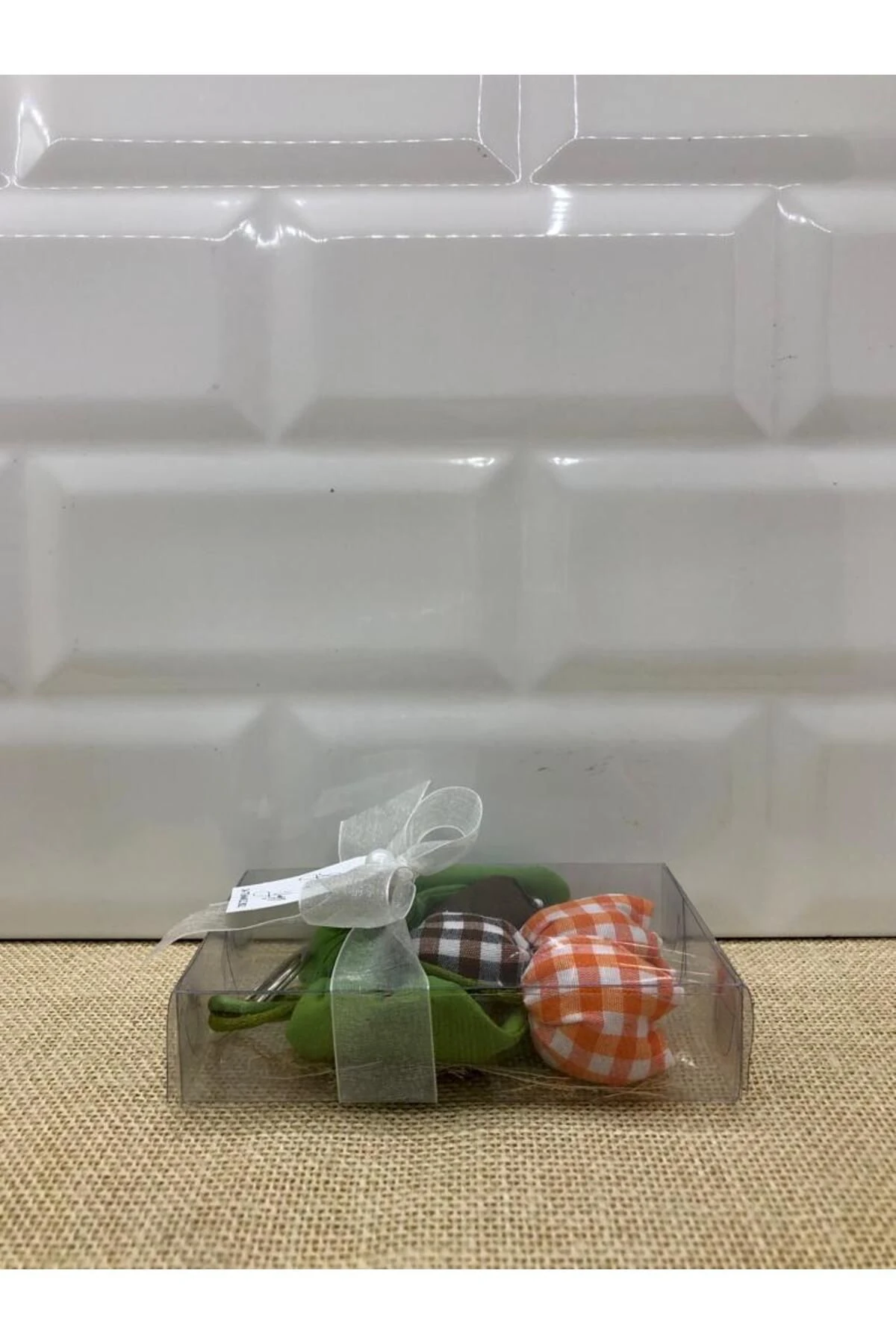 Kutulu Lale Anahtarlık Söz Nişan Nikah Kına Düğün Hediyeliği