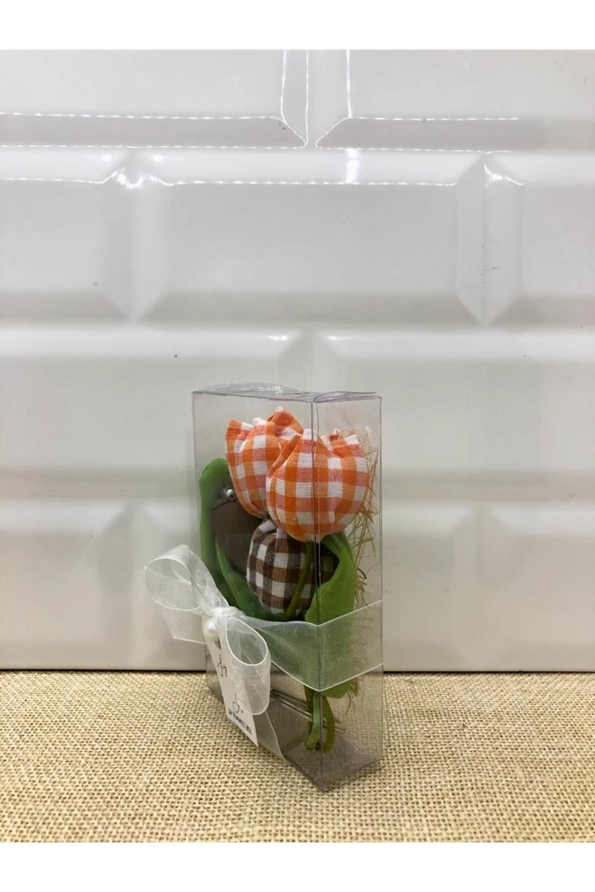 Kutulu Lale Anahtarlık Söz Nişan Nikah Kına Düğün Hediyeliği