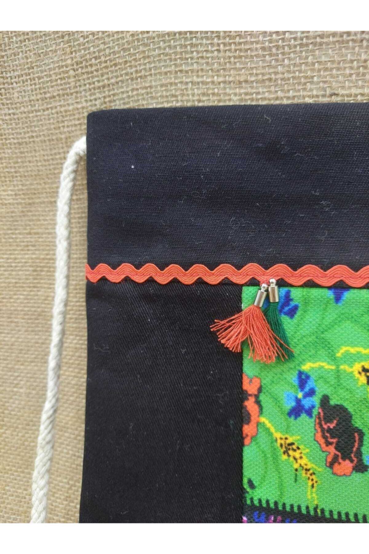 Patchwork Baskılı Kırkyama Çanta