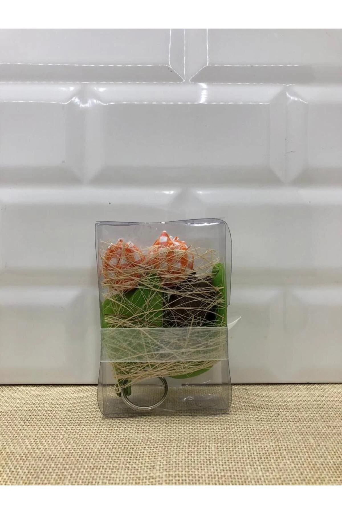 Kutulu Lale Anahtarlık Söz Nişan Nikah Kına Düğün Hediyeliği