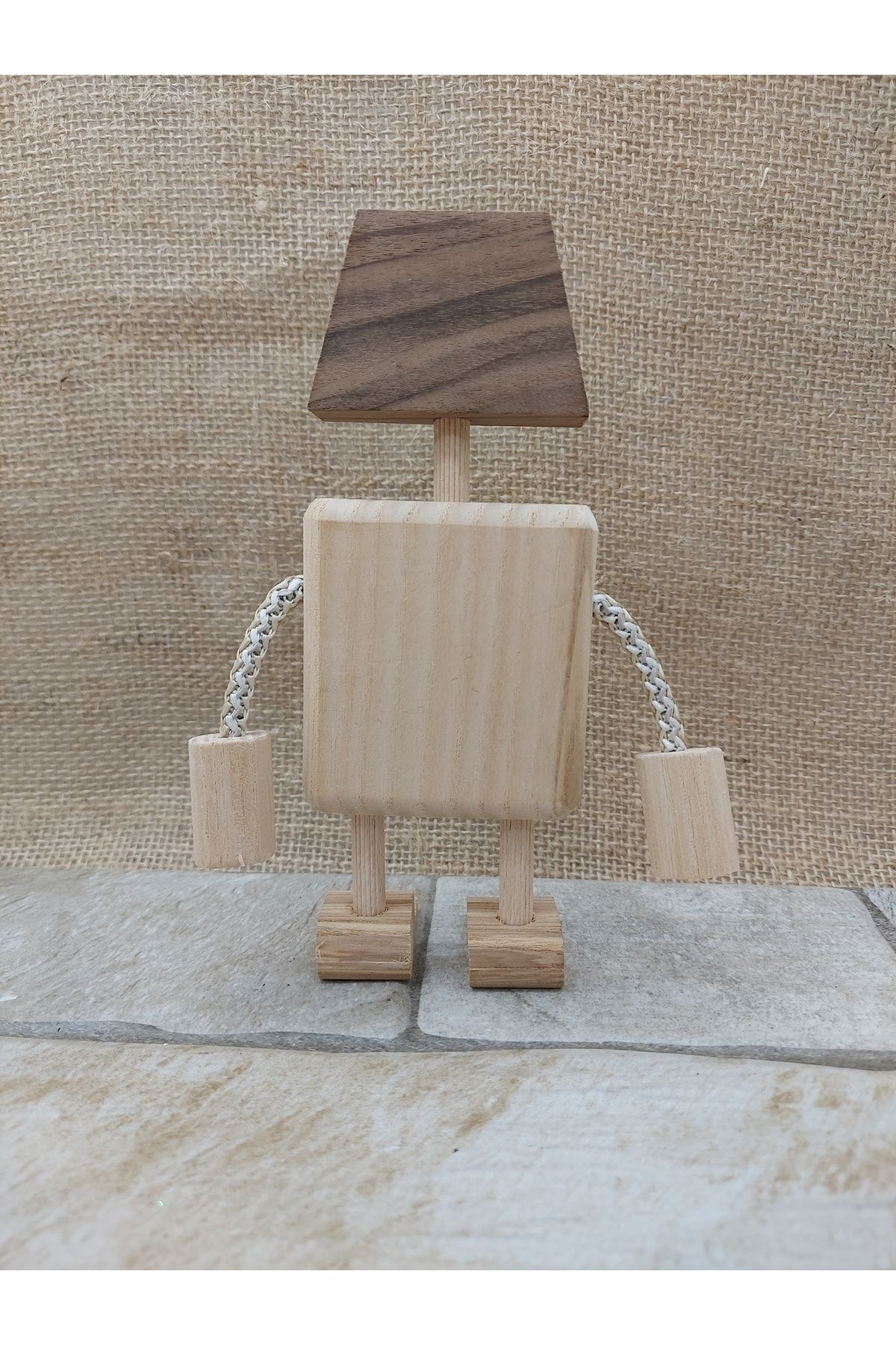 Ahşap Robot Oyuncak
