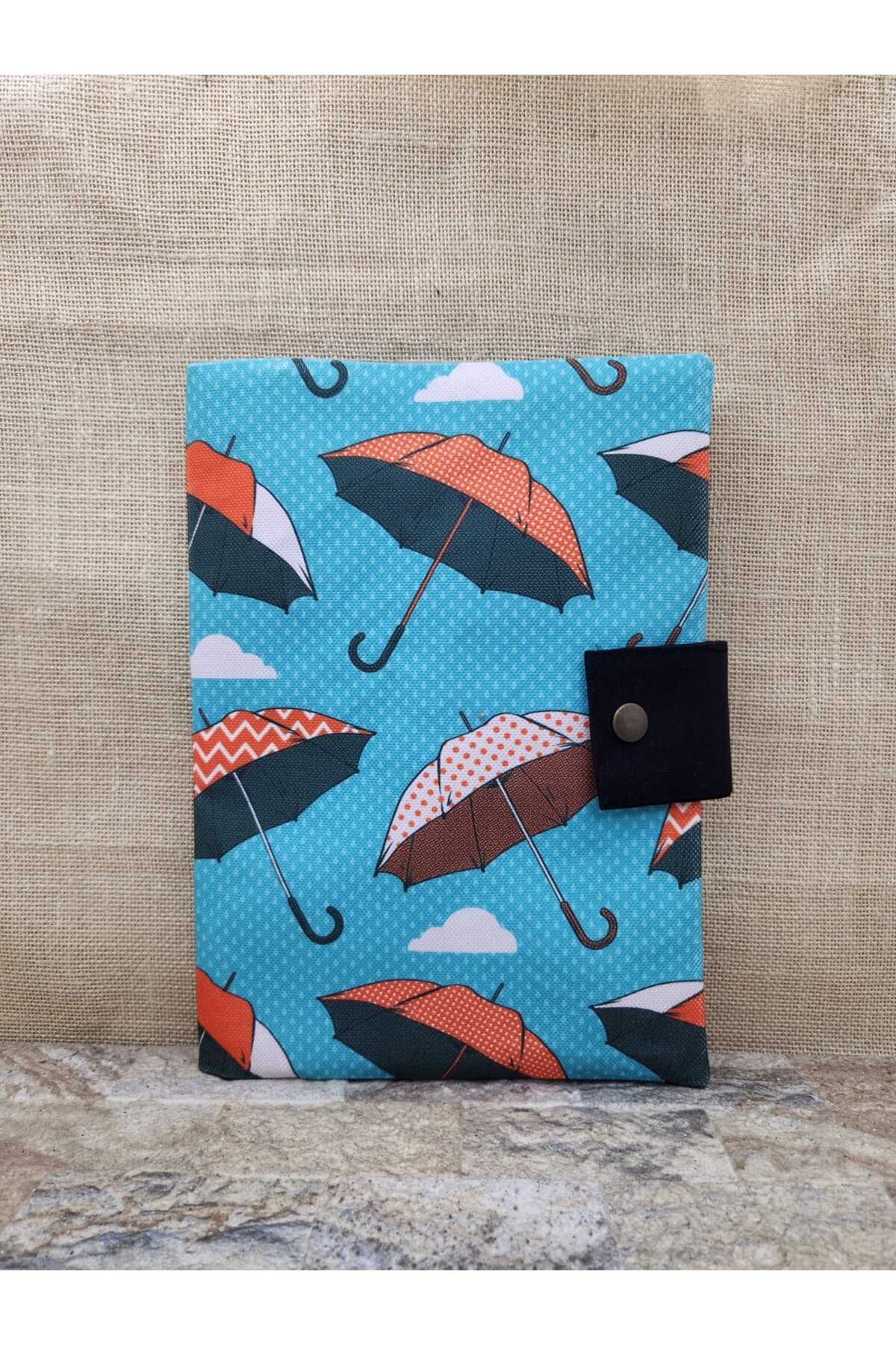Uçan Şemsiyeler Desenli Organizer & Tablet Kılıfı
