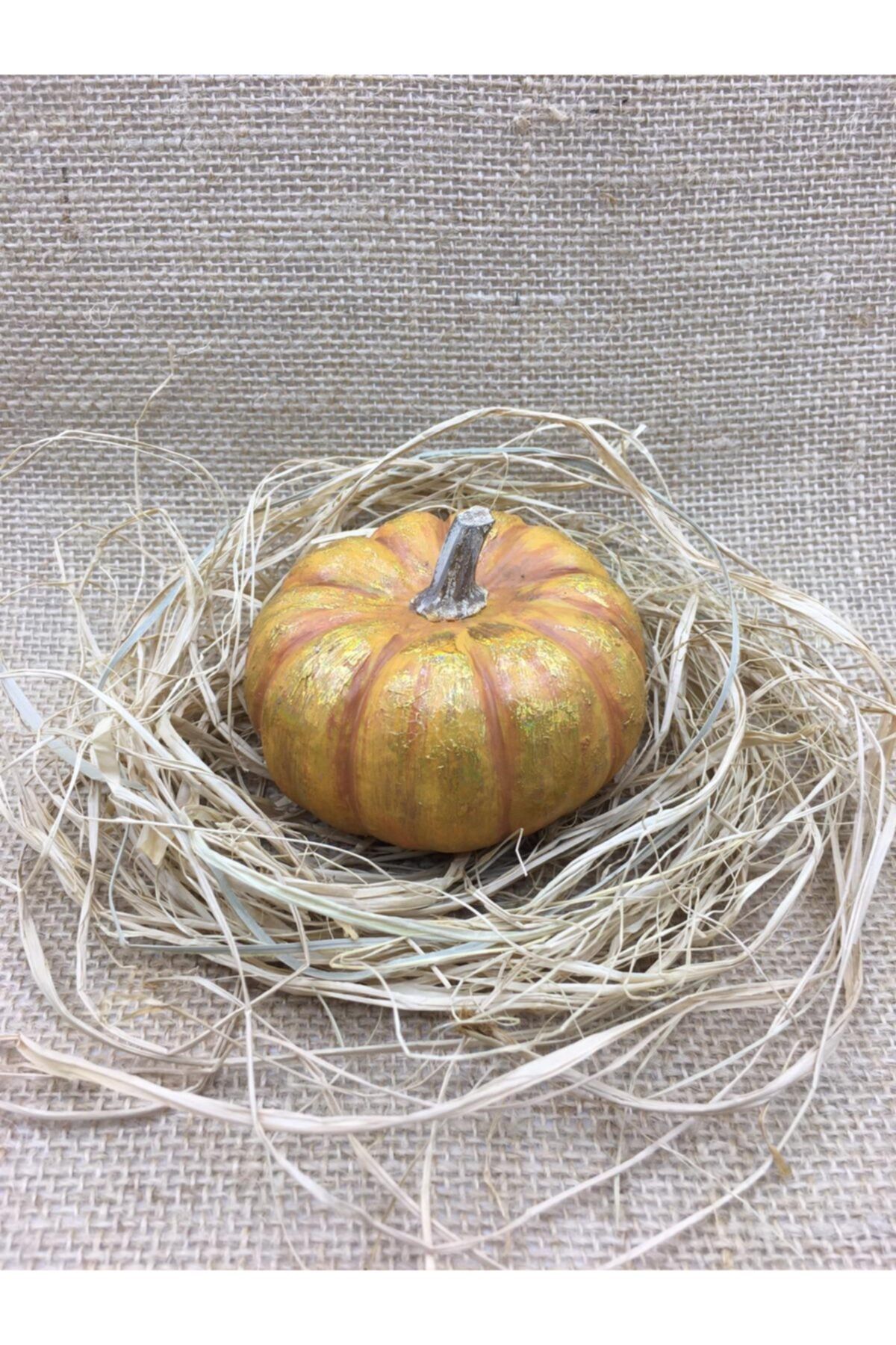 Turuncu Büyük Boy Kabak Dekor