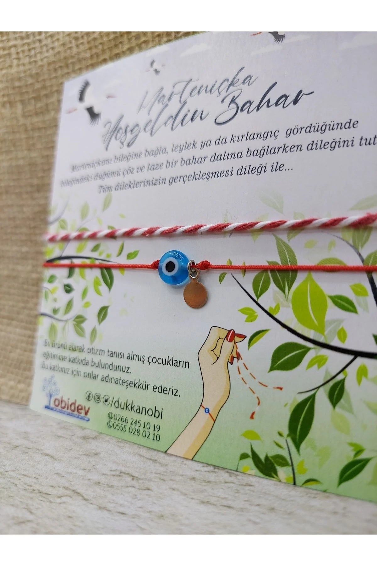 Pullu Marteniçka Bileklik