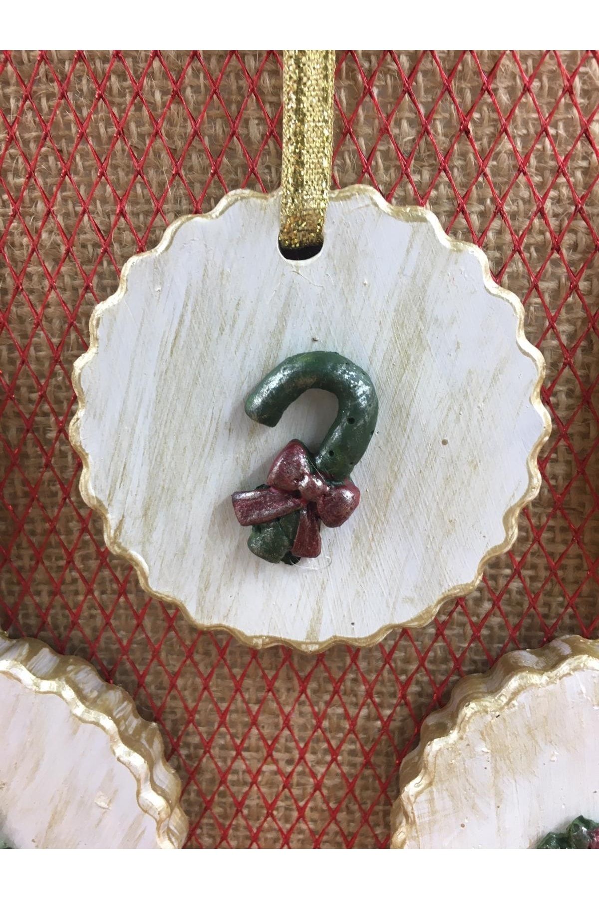 4'lü Yuvarlak Yılbaşı Süsü