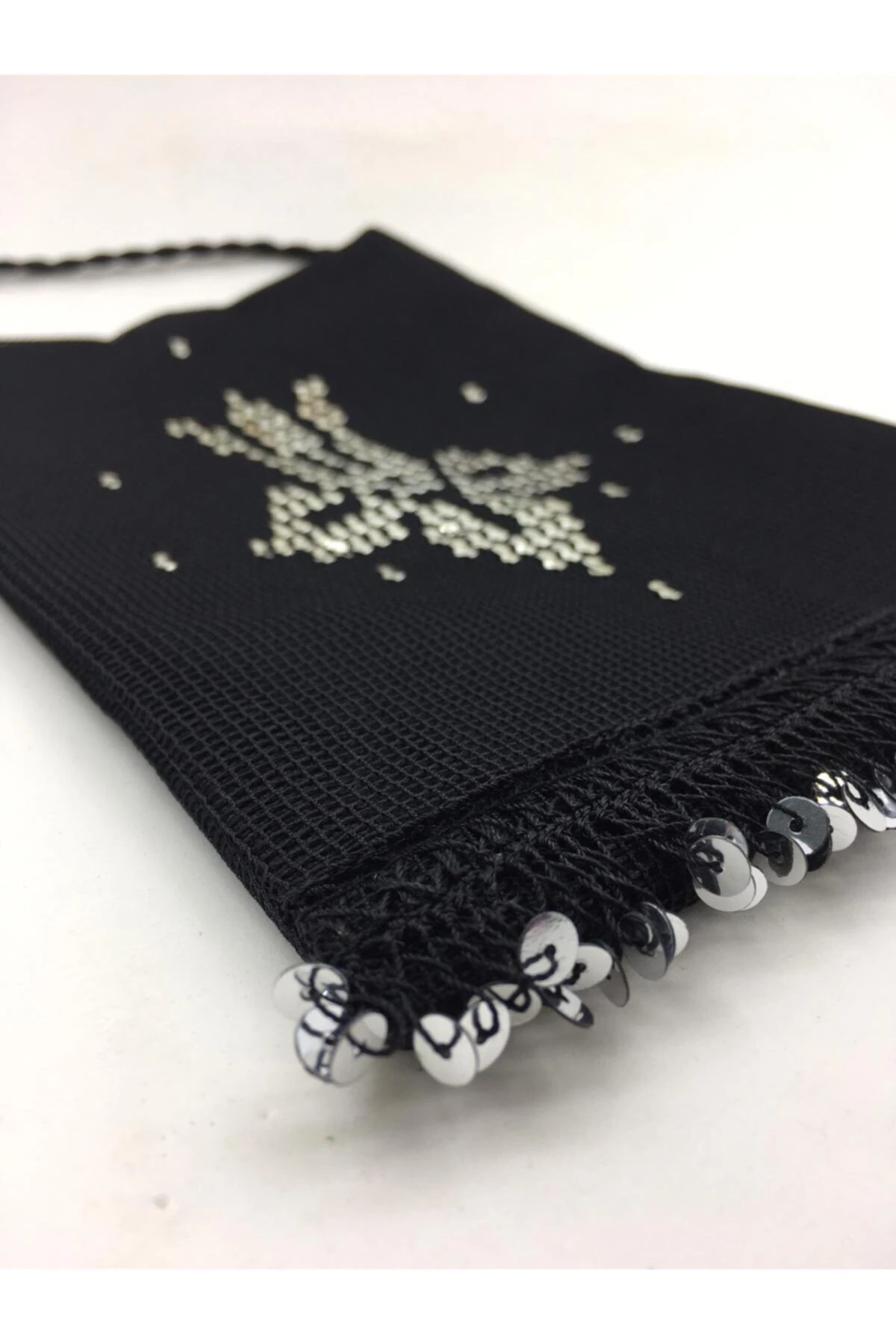 Siyah Tel Kırma Çanta