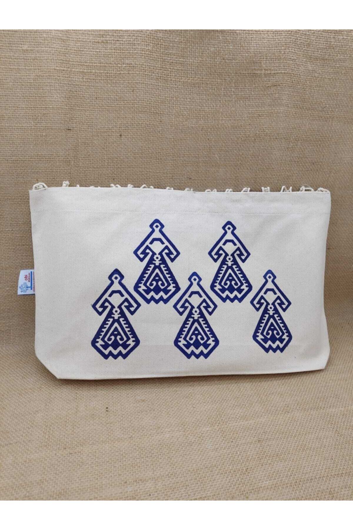 Bereket Motifli Baskı File Çanta