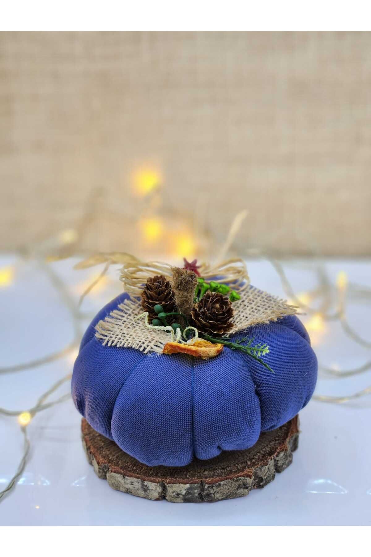 İNDİGO KUMAŞ KABAK SÜS