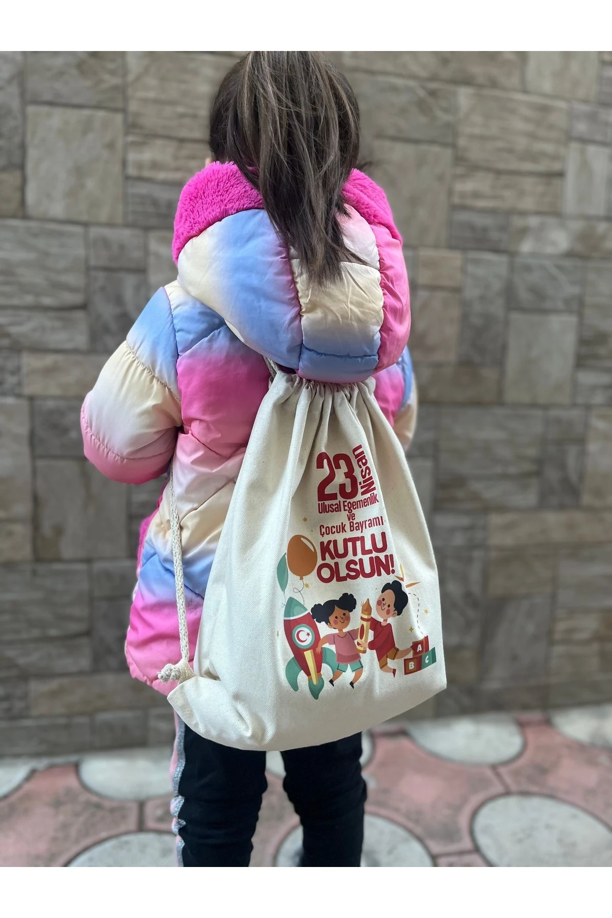 23 Nisan Baskılı Sırt Çantası