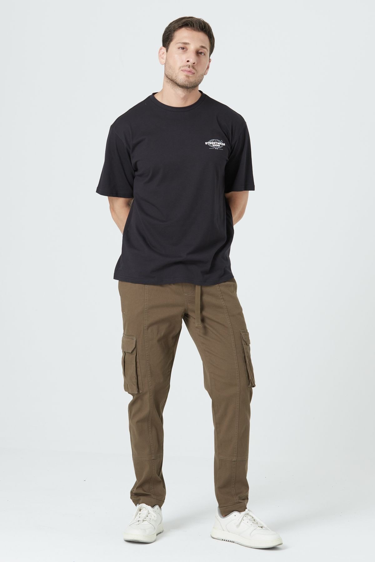 LASTİKLİ KARGO CEP PANTOLON