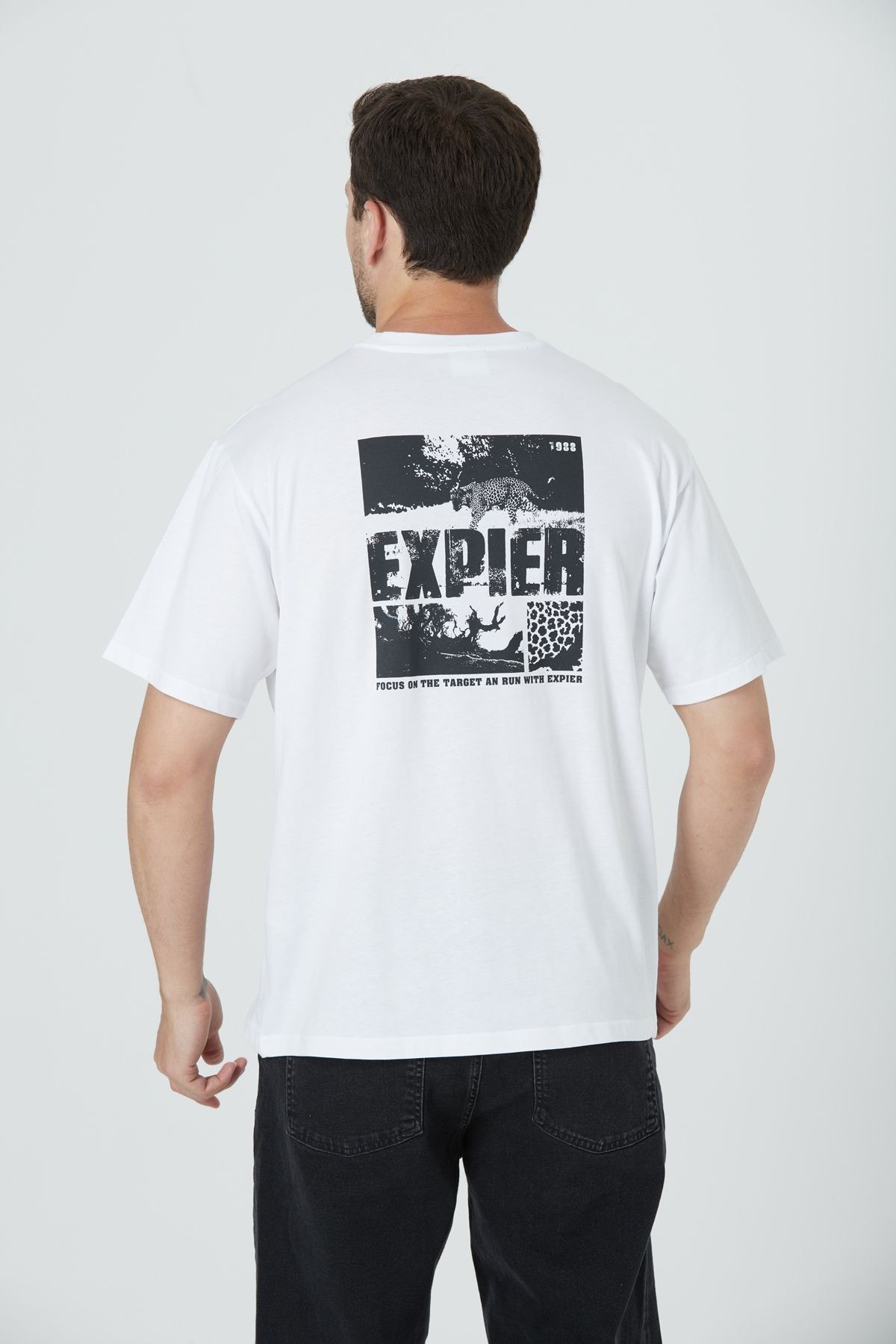 BASIC RELAX FIT T-SHIRT - Beyaz