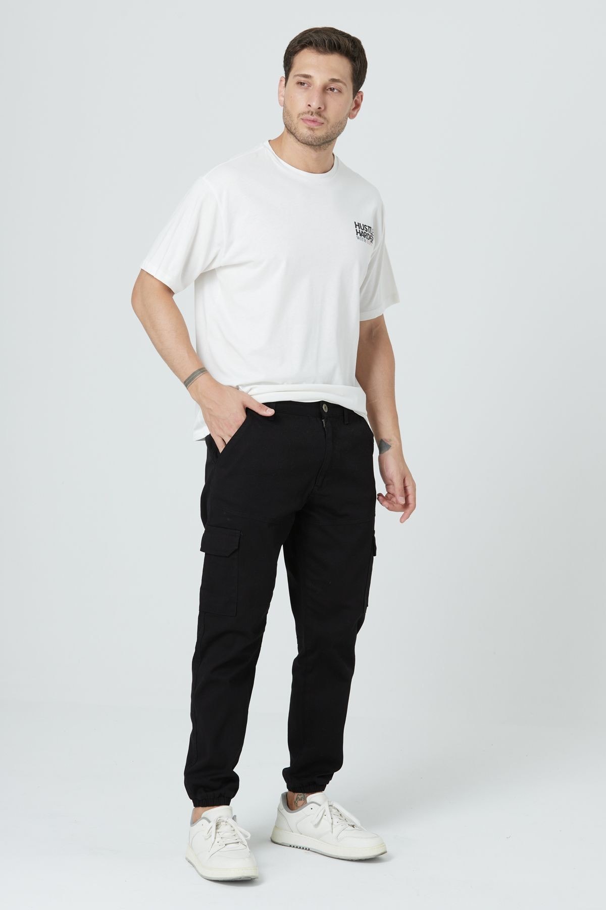 KARGO CEP REGULAR FIT PANTOLON - Siyah