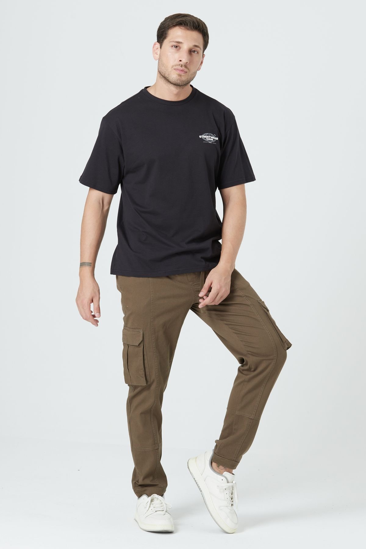 LASTİKLİ KARGO CEP PANTOLON