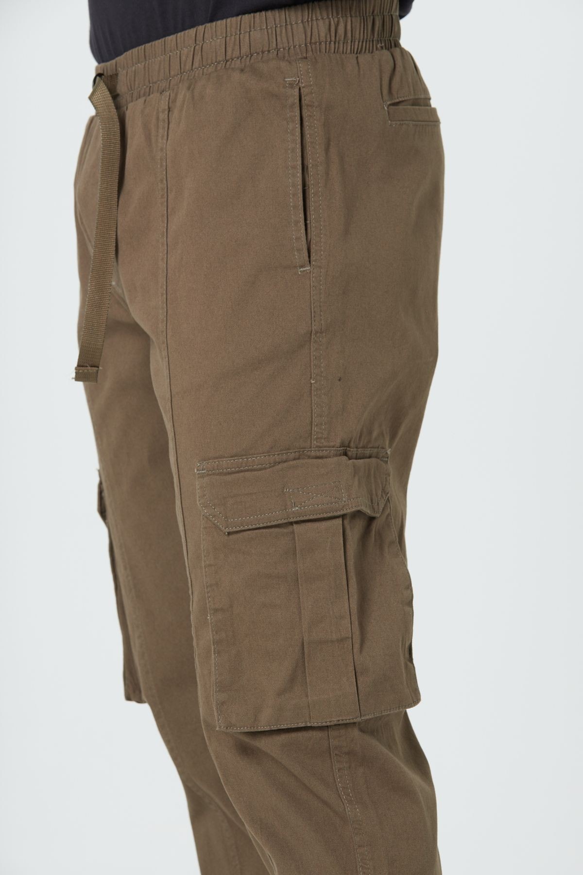 LASTİKLİ KARGO CEP PANTOLON