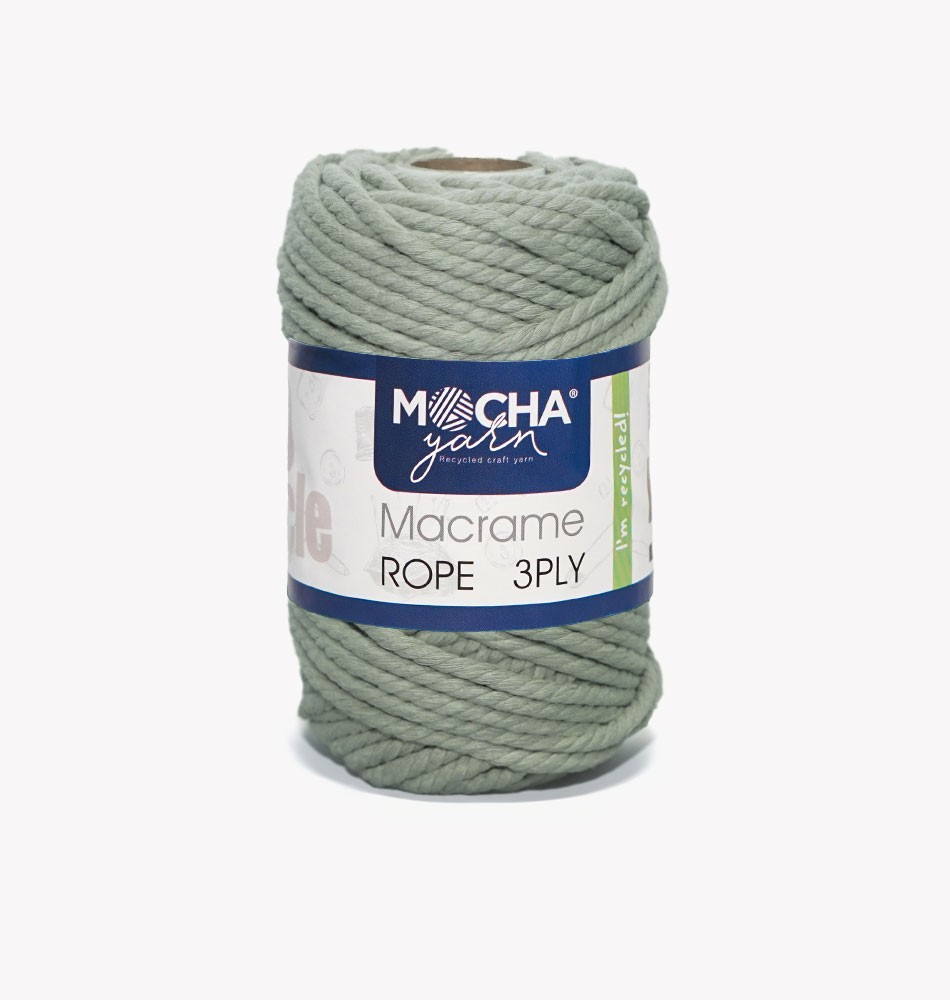 Makrome Rope 4 mm - Küf Yeşili