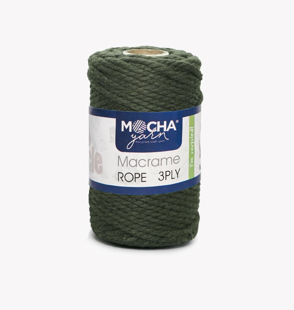 Makrome Rope 4 mm - Haki