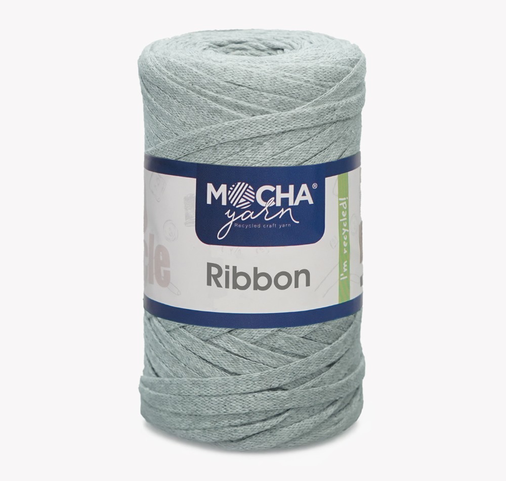 Cotton Ribbon 10-1 - LIGHT GRAY